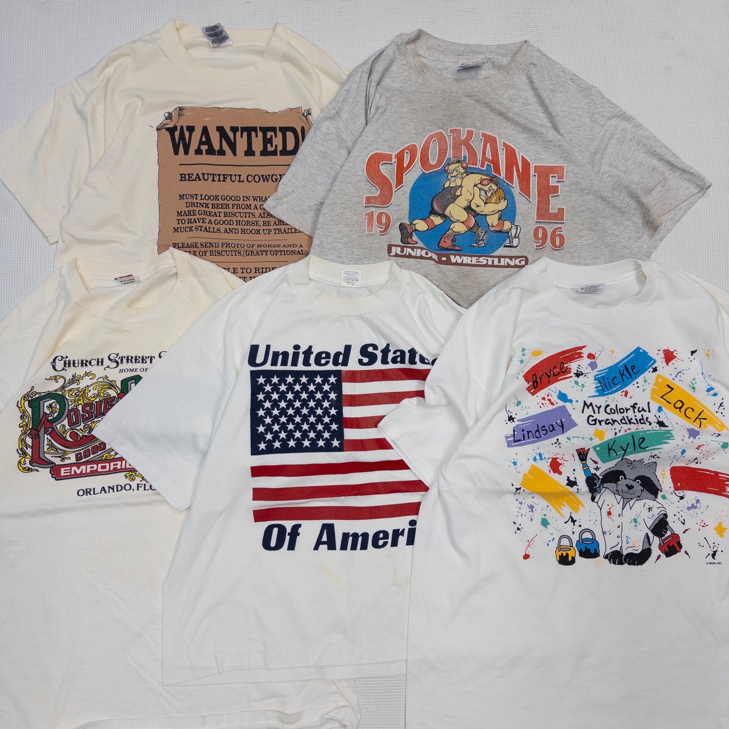 90's シミありTシャツ 20pcs w0315001