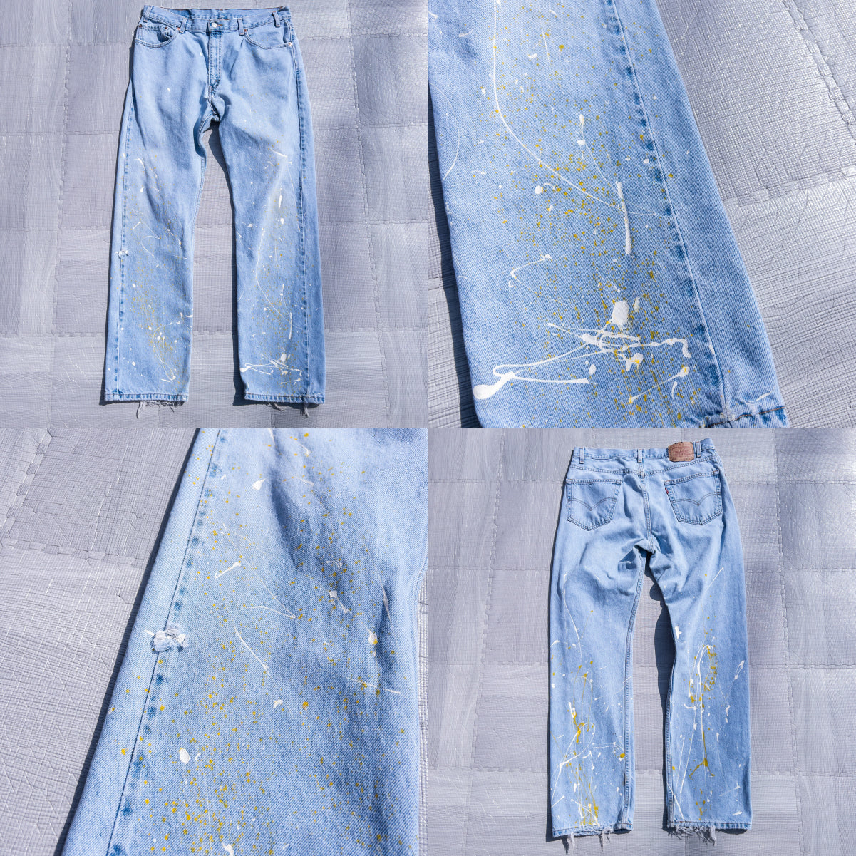 受注生産【2日間限定】リメイクペイントデニムパンツ(5本組)