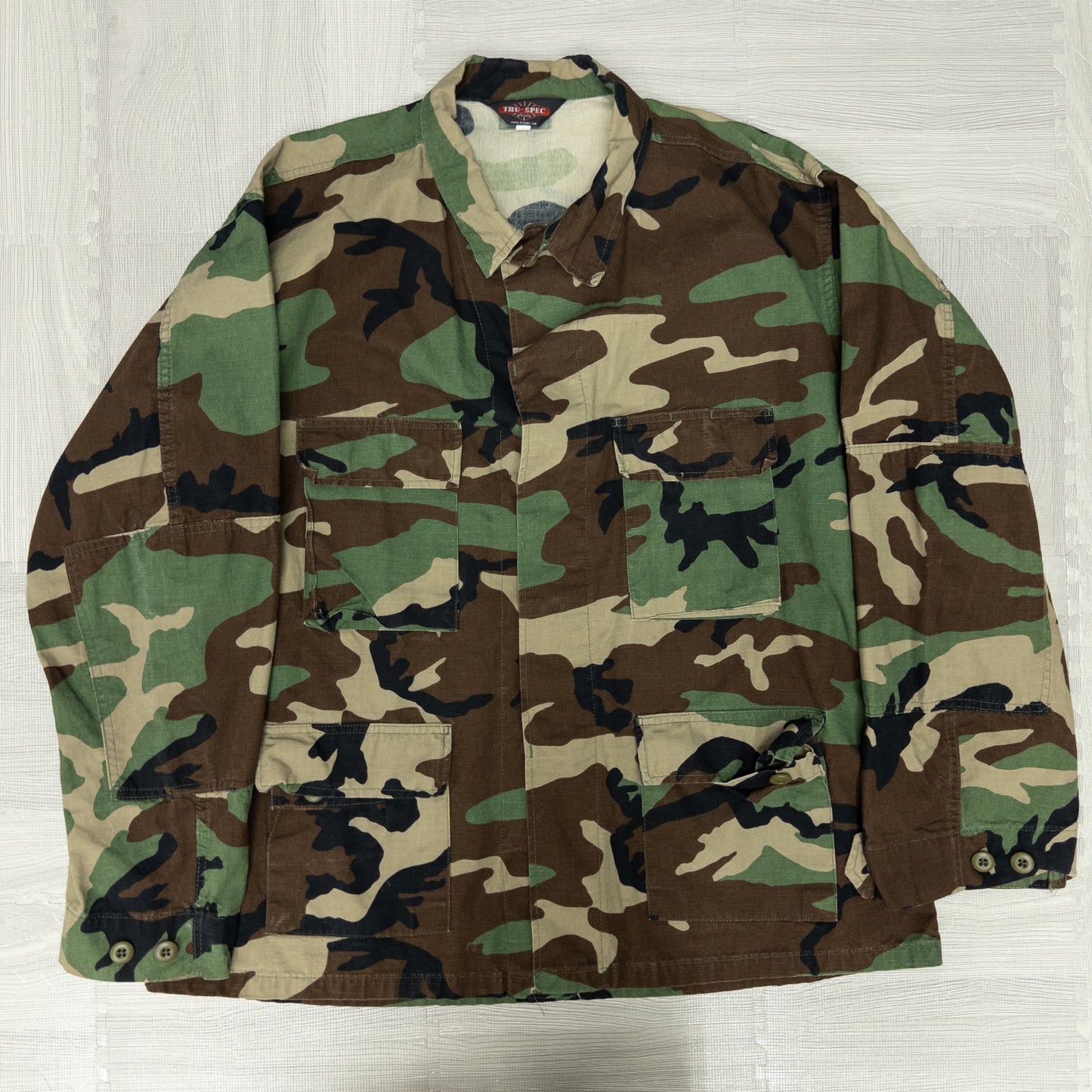 古着卸 現物まとめ売り 洗濯済み BDU フィールドジャケット ミリタリージャケット 迷彩 カモ 10枚セット(S-XL) アメリカ軍
