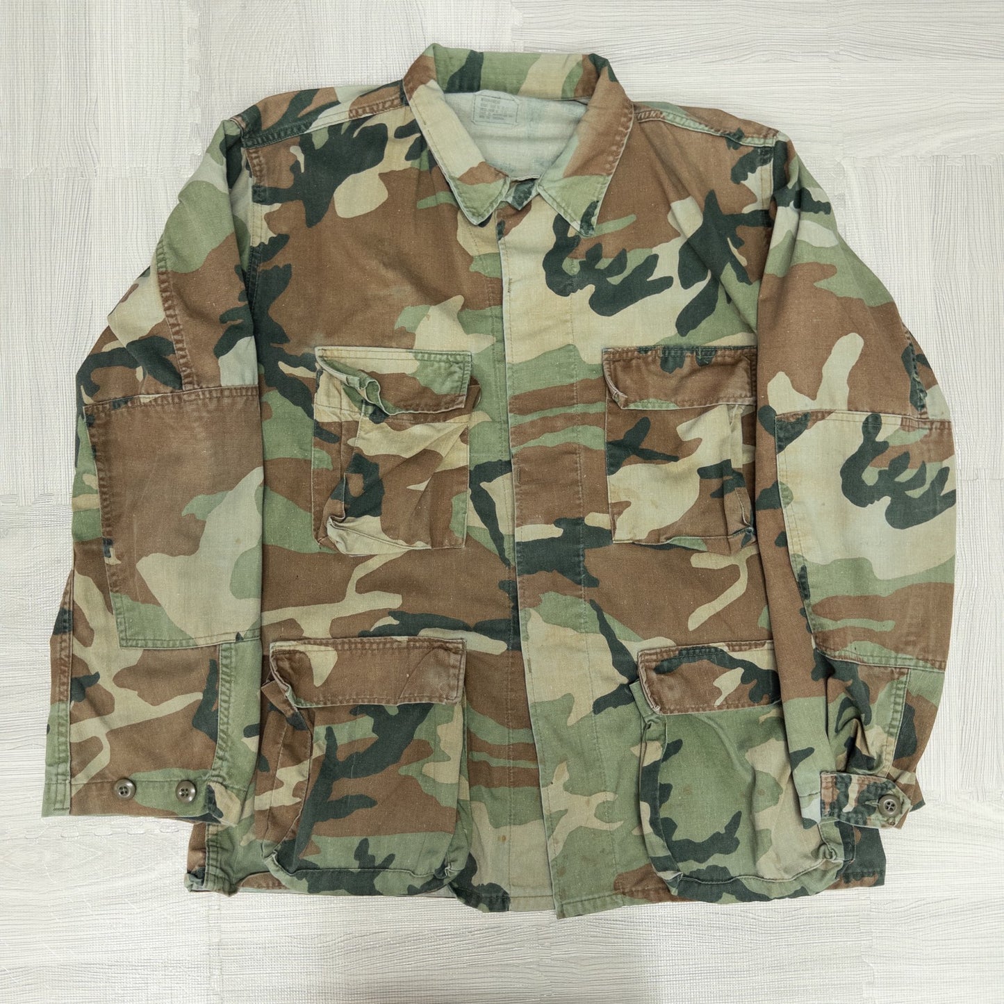 古着卸 現物まとめ売り 洗濯済み BDU フィールドジャケット ミリタリージャケット 迷彩 カモ 10枚セット(S-XL) アメリカ軍