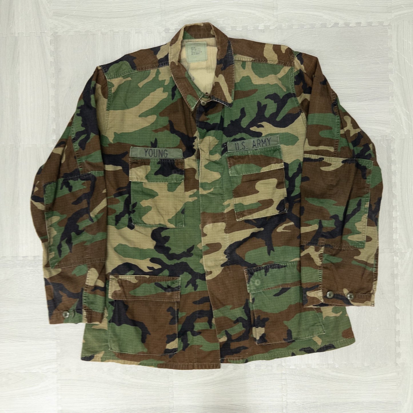 古着卸 現物まとめ売り 洗濯済み BDU フィールドジャケット ミリタリージャケット 迷彩 カモ 10枚セット(S-XL) アメリカ軍