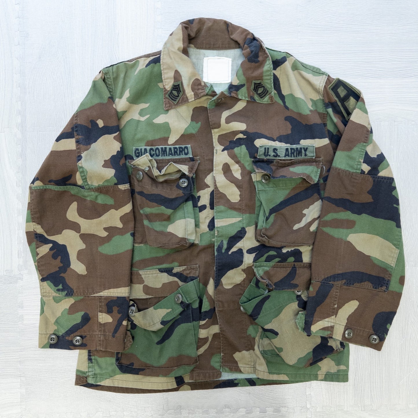 古着卸 現物まとめ売り 洗濯済み BDU フィールドジャケット ミリタリー デジタルカモ 10枚セット(S-L) アメリカ軍