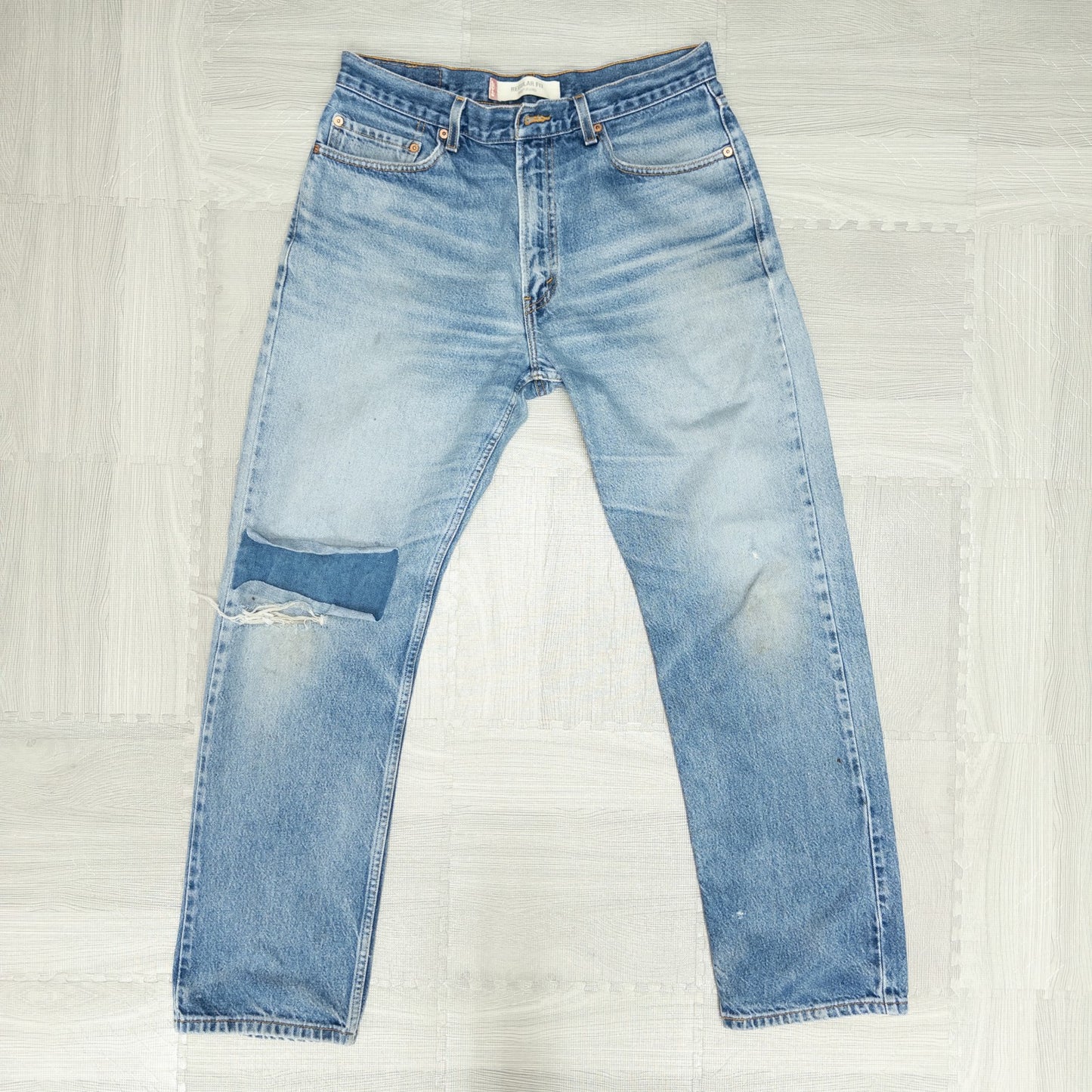 古着卸 現物まとめ売り 洗濯済み 00s Levi’s リーバイス ダメージジーンズ デニムパンツ 12本 セット(M-XL)