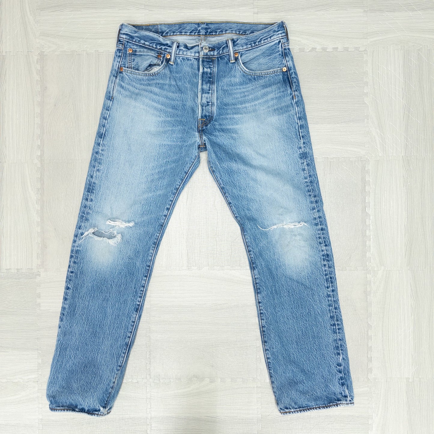 古着卸 現物まとめ売り 洗濯済み 00s Levi’s リーバイス ダメージジーンズ デニムパンツ 12本 セット(M-XL)