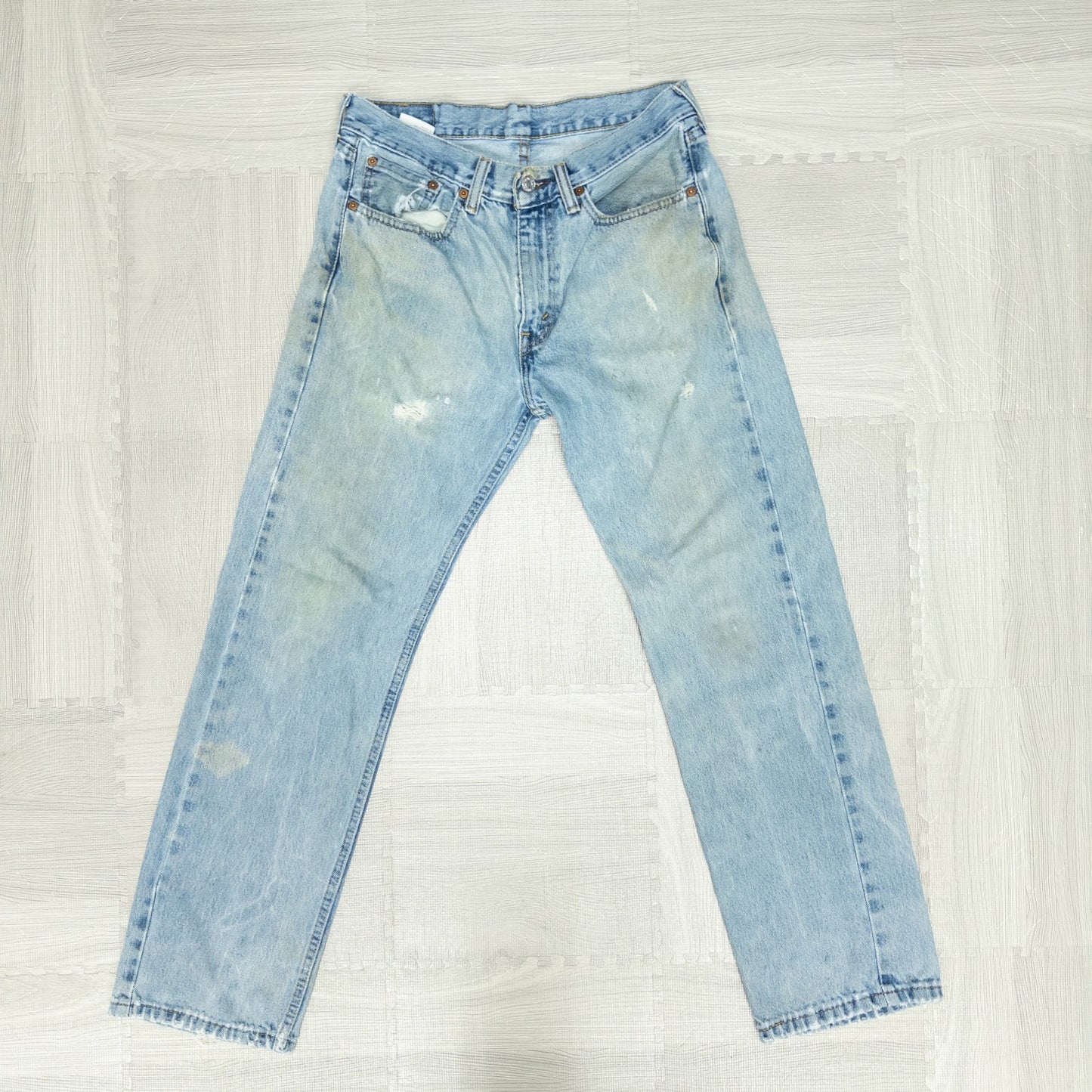 古着卸 現物まとめ売り 洗濯済み 00s Levi’s リーバイス ダメージジーンズ デニムパンツ 12本 セット(M-XL)
