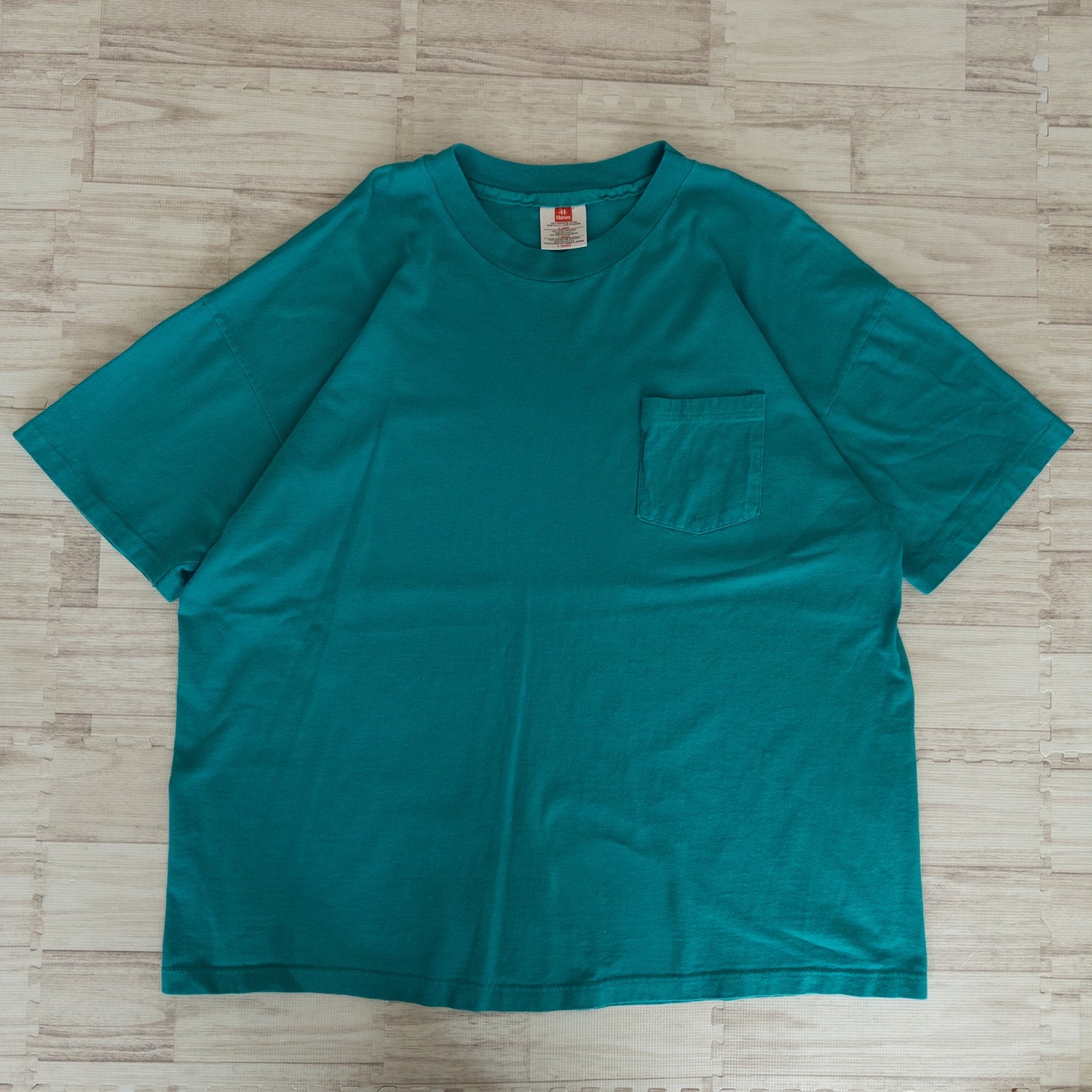 古着卸 現物まとめ売り 洗濯済み 90s 無地 ポケット付き 半袖Tシャツ シングルステッチ 13枚セット (S-XL)