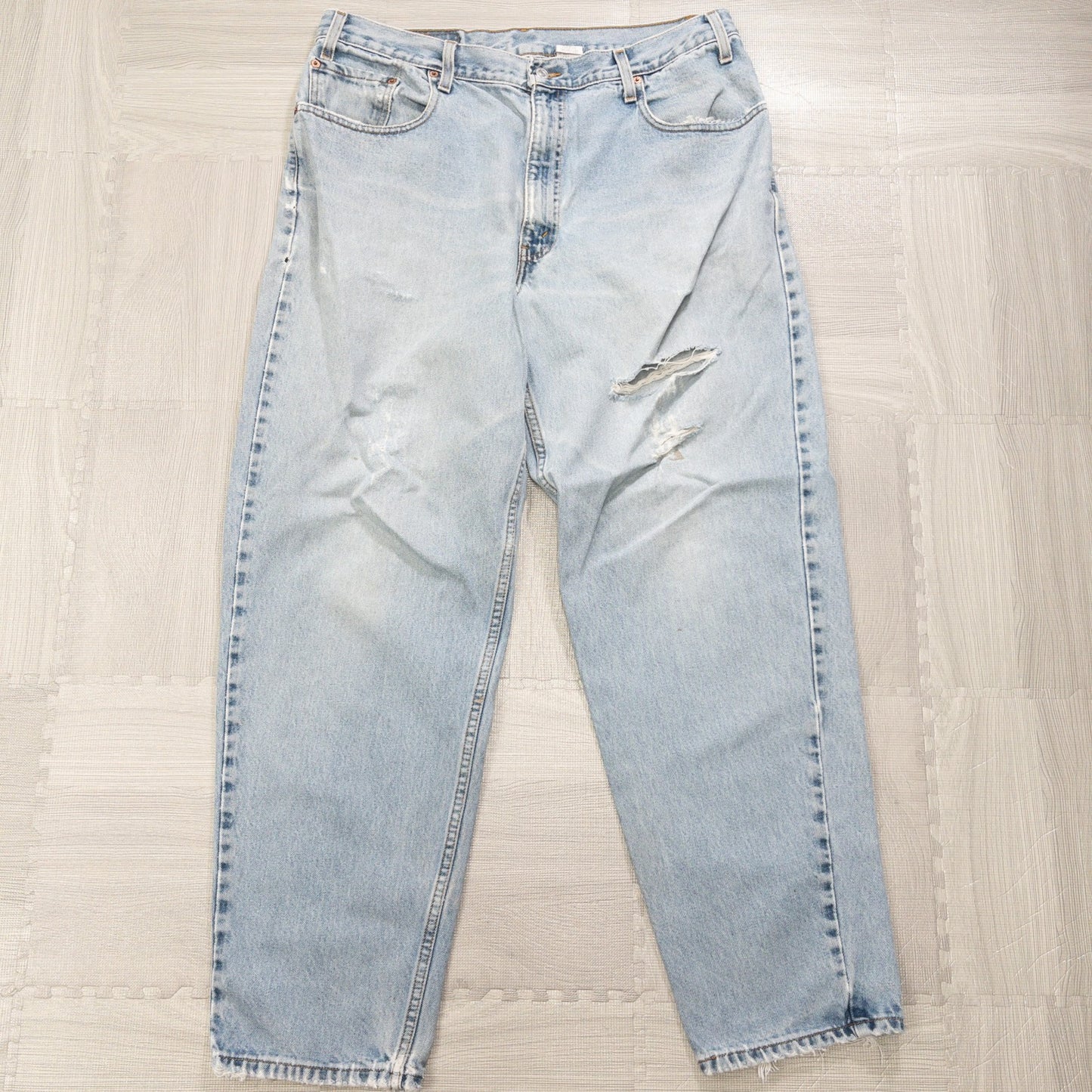 古着卸 現物まとめ売り 洗濯済み 90s リーバイス550 ダメージ デニムパンツ 5本セット (W36-W38)