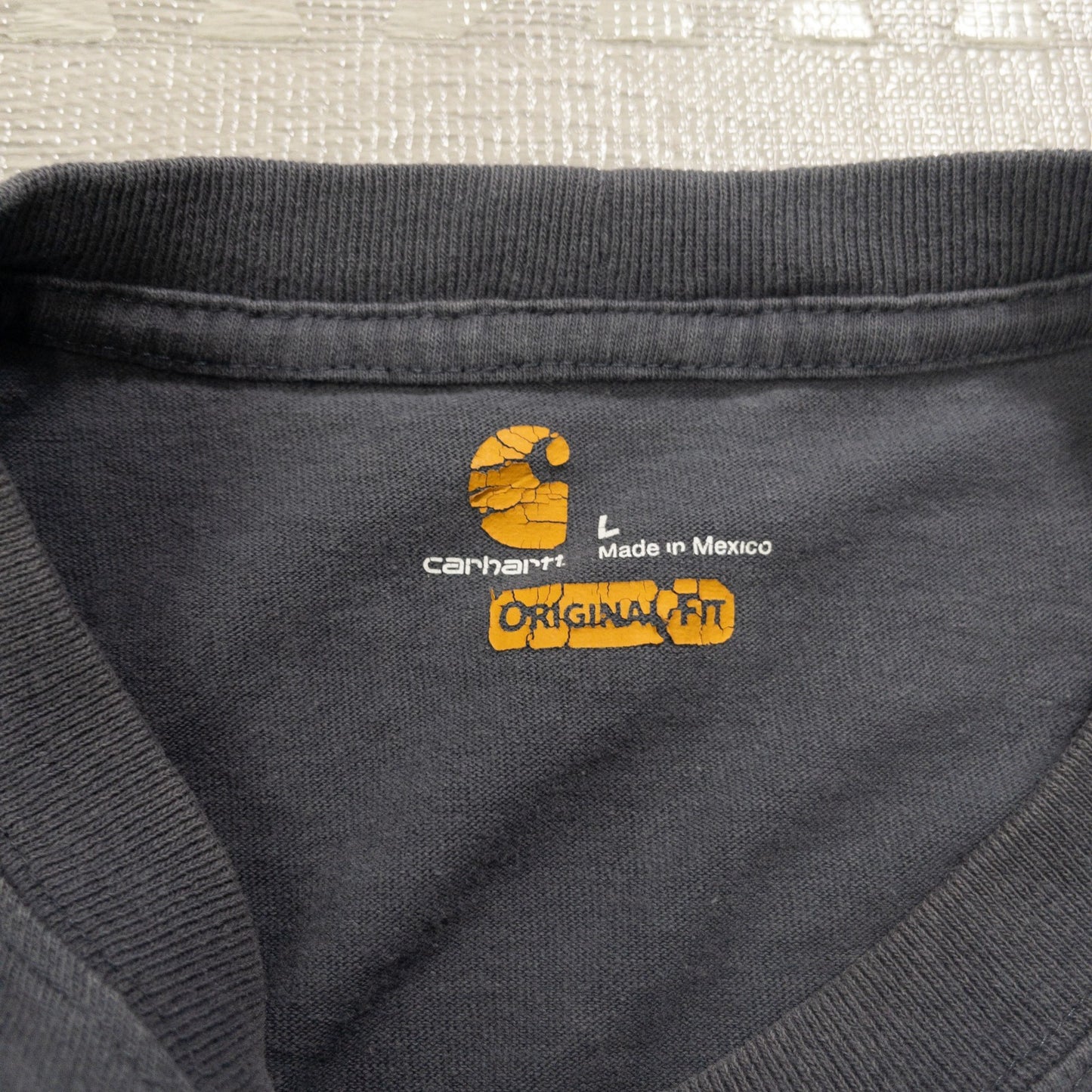 Used Carhartt Long Sleeve T-Shirts (M-XXL) - Set of 12 - Bulk Sale, Washed