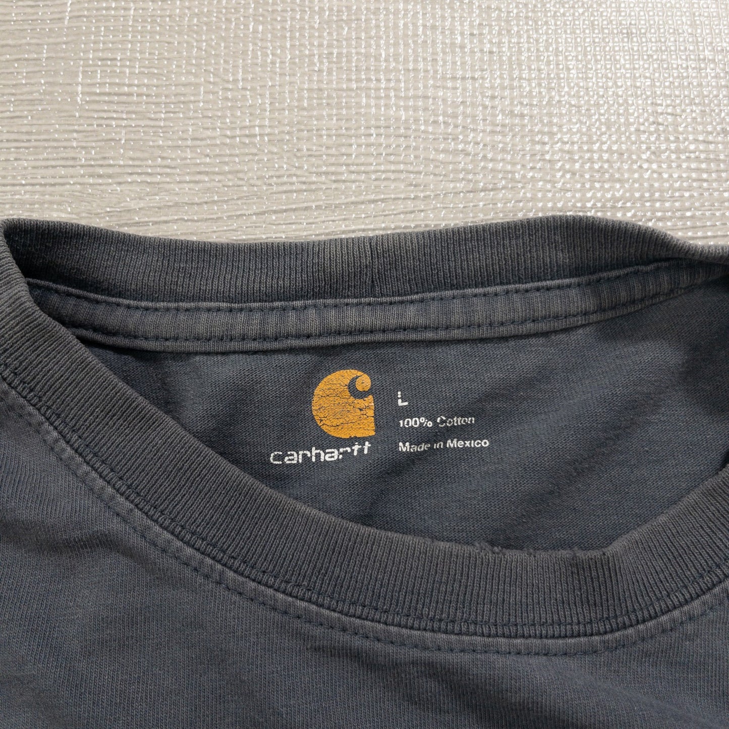 Used Carhartt Long Sleeve T-Shirts (M-XXL) - Set of 12 - Bulk Sale, Washed