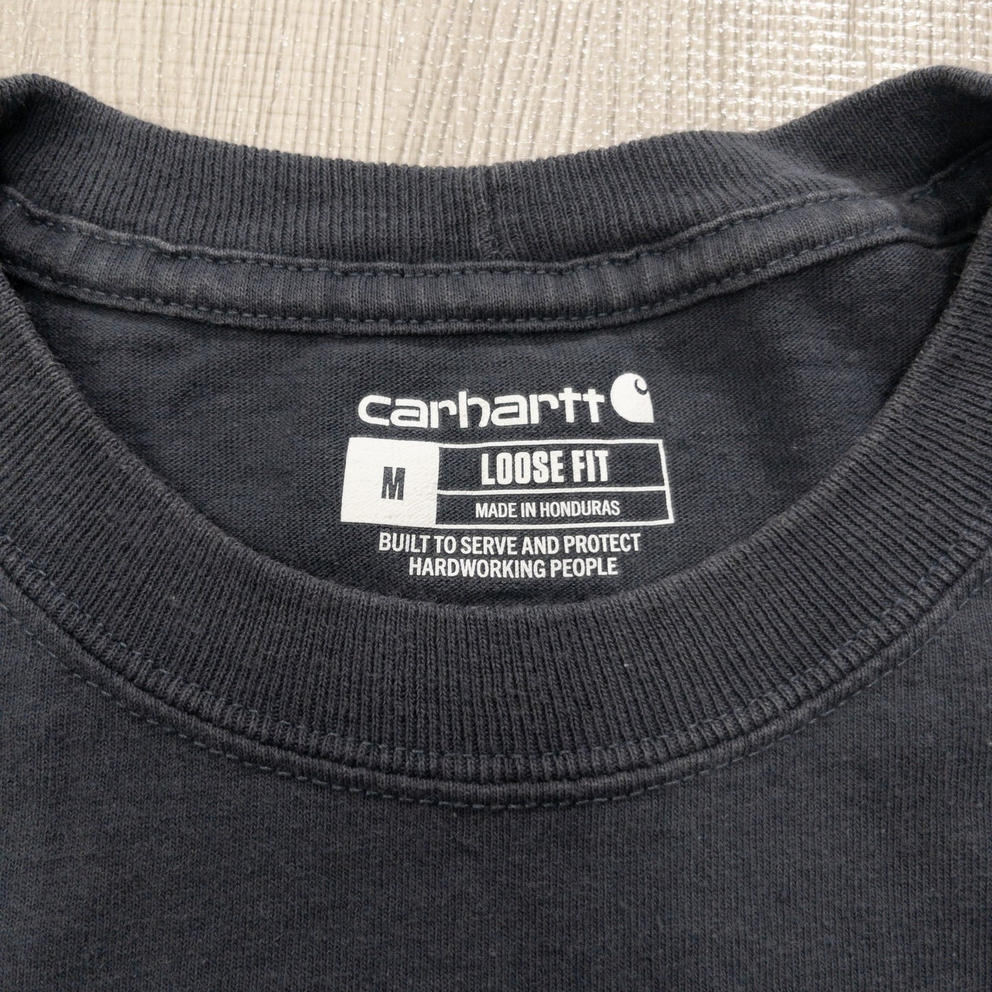 Used Carhartt Long Sleeve T-Shirts (M-XXL) - Set of 12 - Bulk Sale, Washed