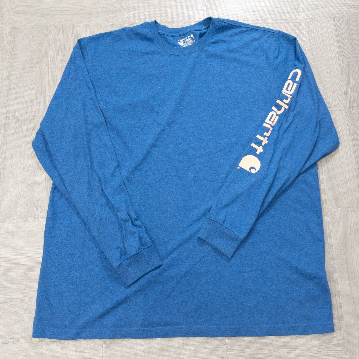 Used Carhartt Long Sleeve T-Shirts (M-XXL) - Set of 12 - Bulk Sale, Washed