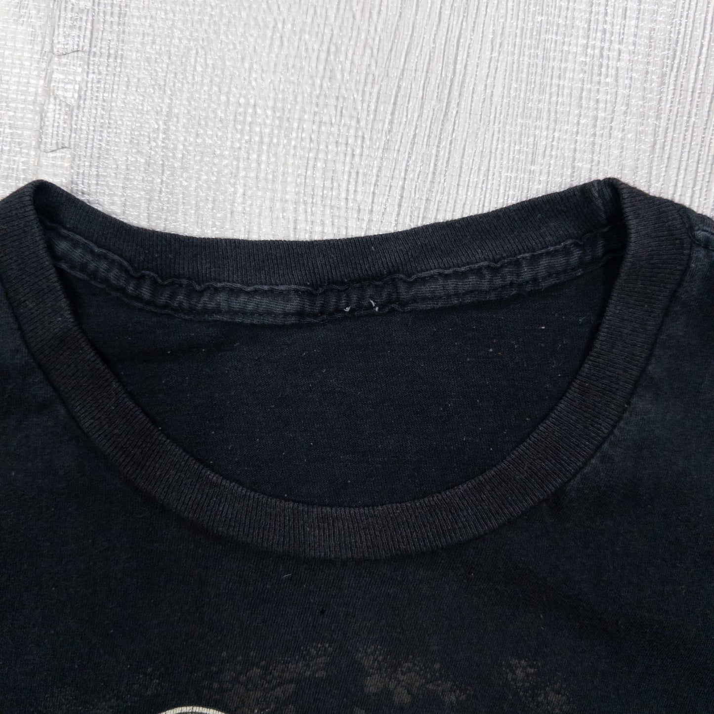 Used clothing wholesale bulk sale, washed skull print short sleeve t-shirts, 12-count (S-XXL)