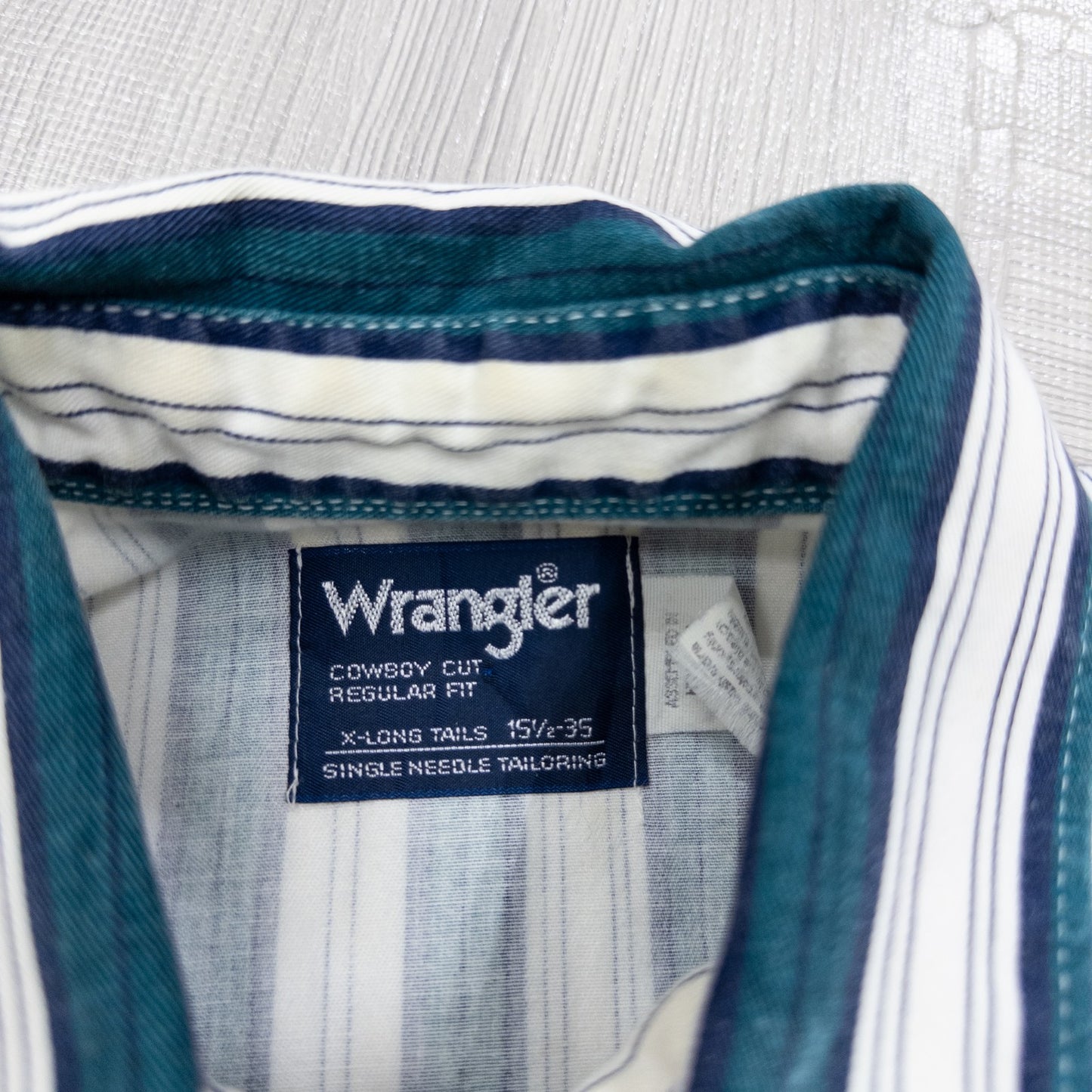 Used clothing wholesale, bulk sale, washed, mixed-brand striped shirts, 11-piece set (M-XXXL), Izod, Wrangler, etc.