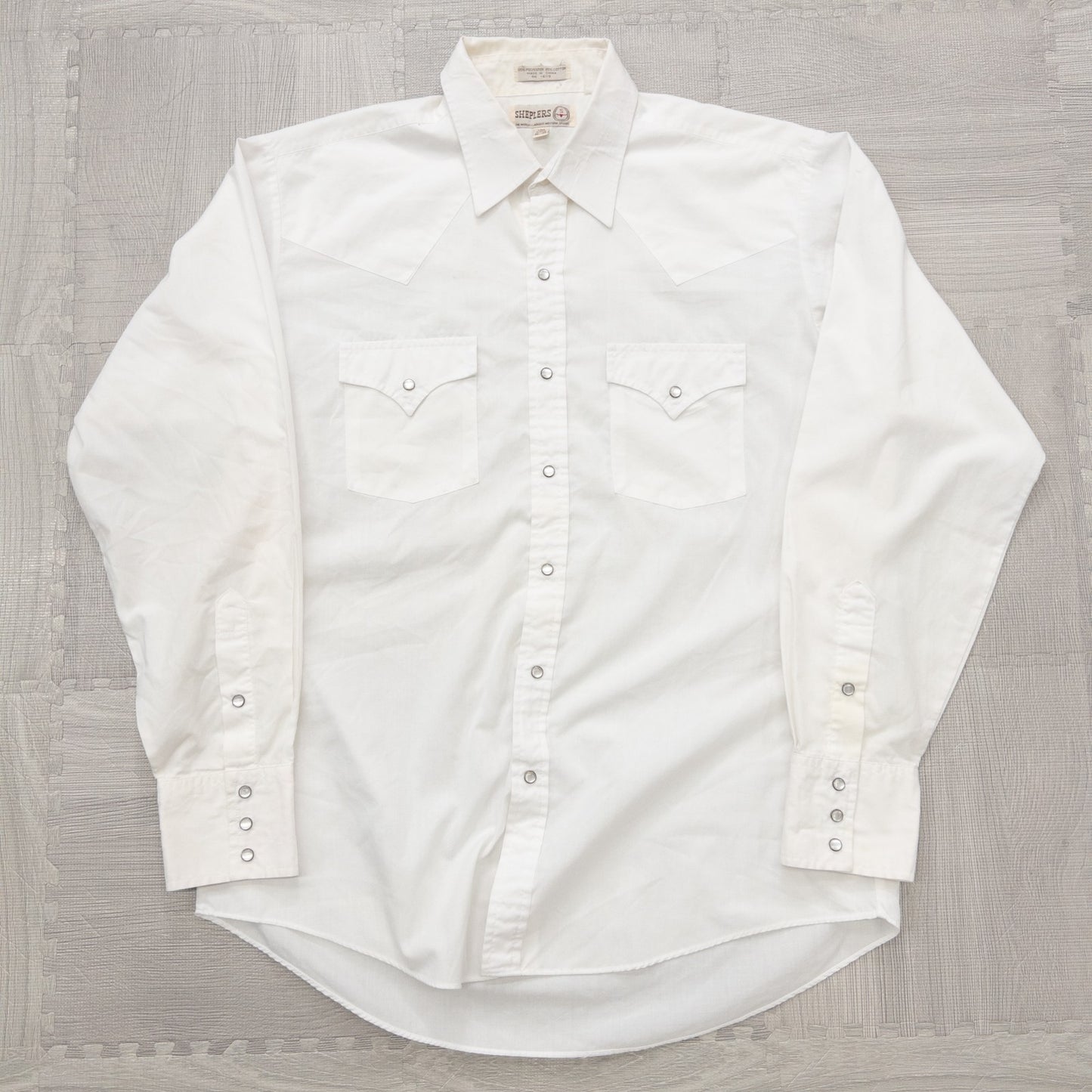 Wholesale Used Clothing, Mixed Brands, Long Sleeve Western Shirts, 15-Piece Set (S-XXXL), Wrangler, Woolrich, etc.