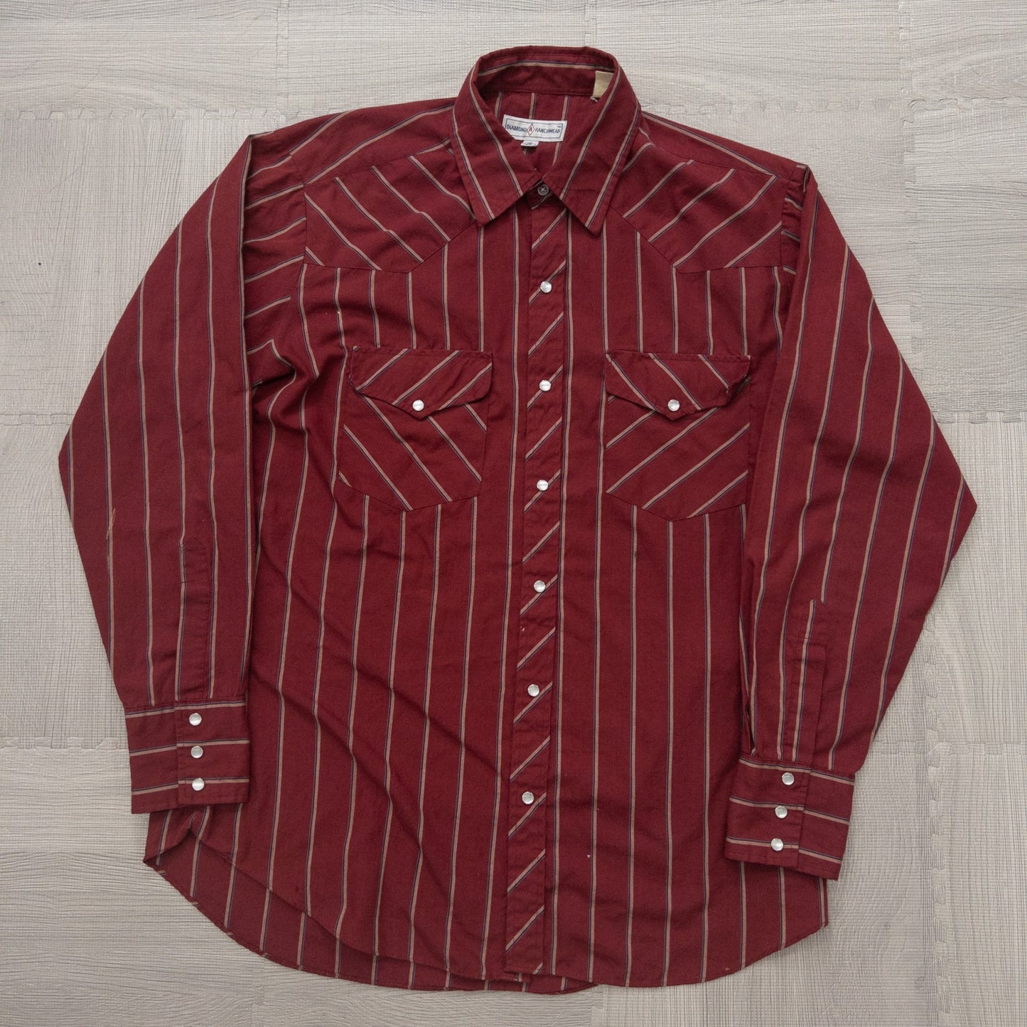 Wholesale Used Clothing, Mixed Brands, Long Sleeve Western Shirts, 15-Piece Set (S-XXXL), Wrangler, Woolrich, etc.