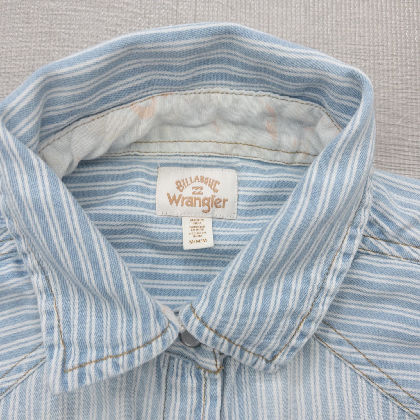 Wholesale Used Clothing, Mixed Brands, Long Sleeve Western Shirts, 15-Piece Set (S-XXXL), Wrangler, Woolrich, etc.