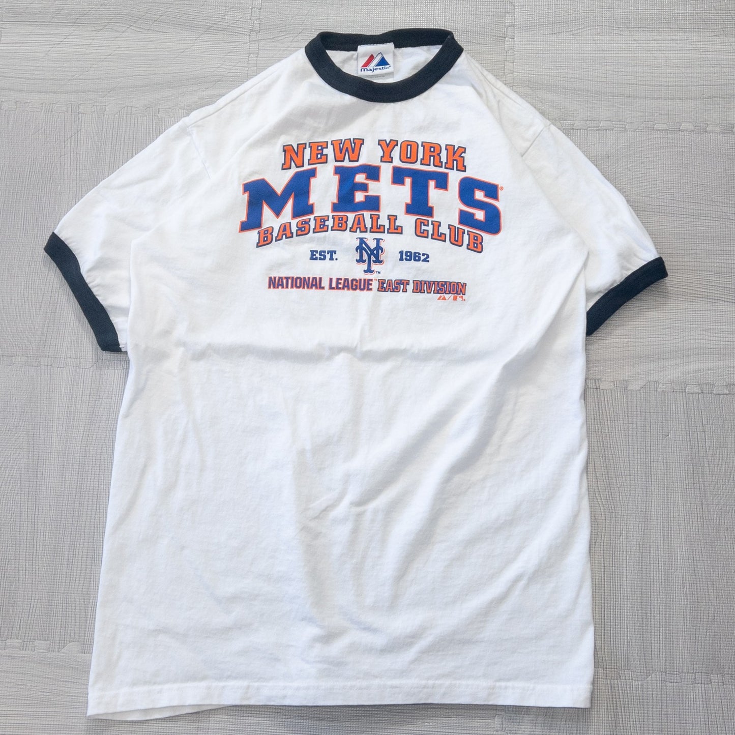 Used clothing wholesale bulk sale: Washed vintage Ringer T-shirts, 14-piece set (S-XL)