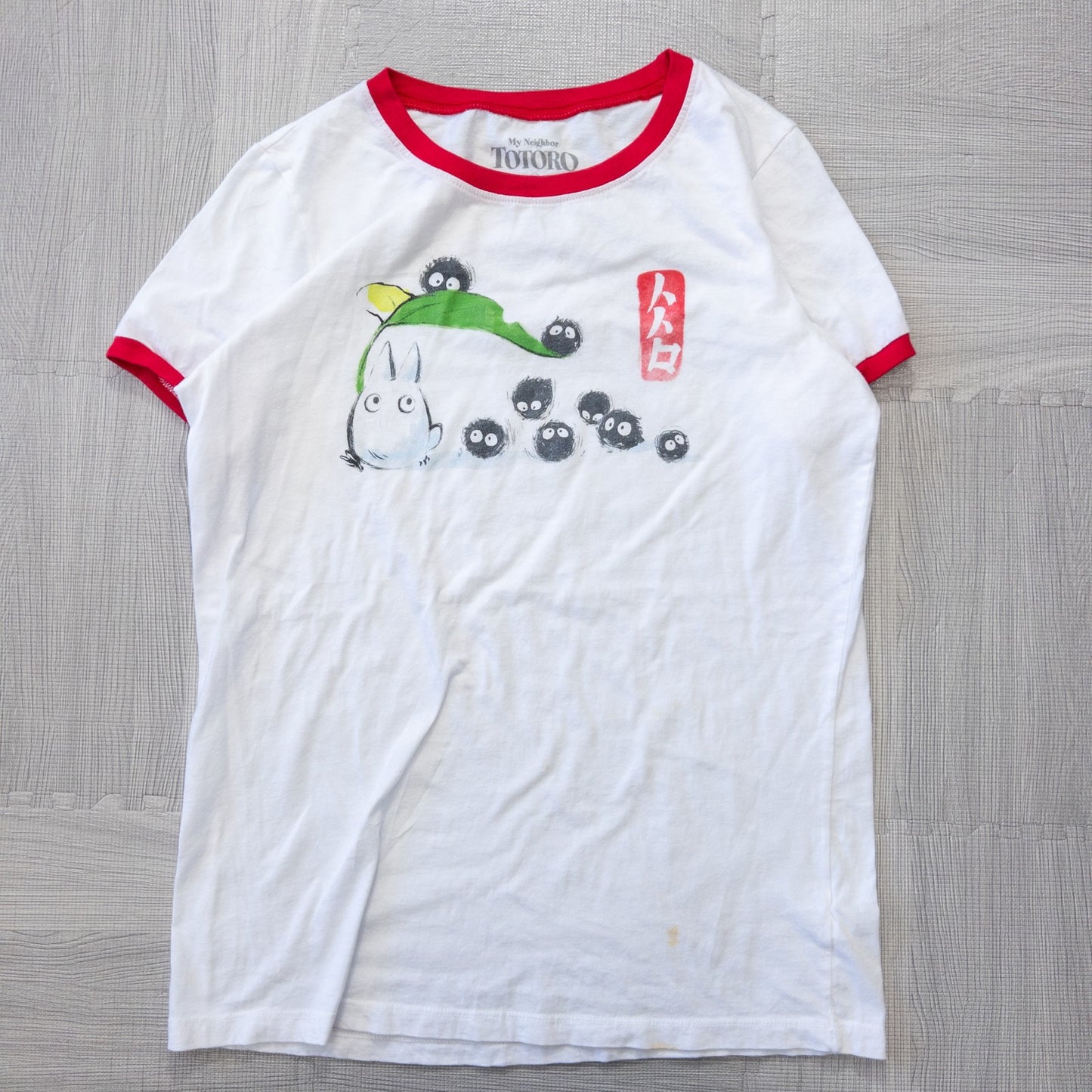 Used clothing wholesale bulk sale: Washed vintage Ringer T-shirts, 14-piece set (S-XL)
