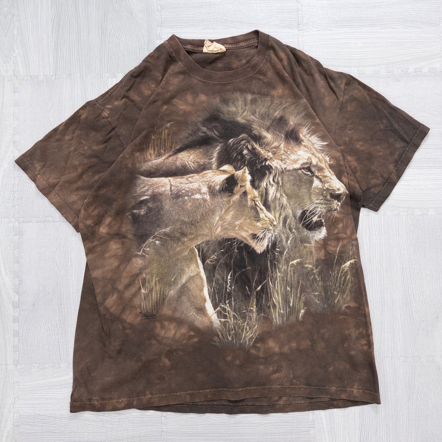 Used clothing wholesale bulk sale, washed mountain t-shirts, 12-count (L-XXXL)