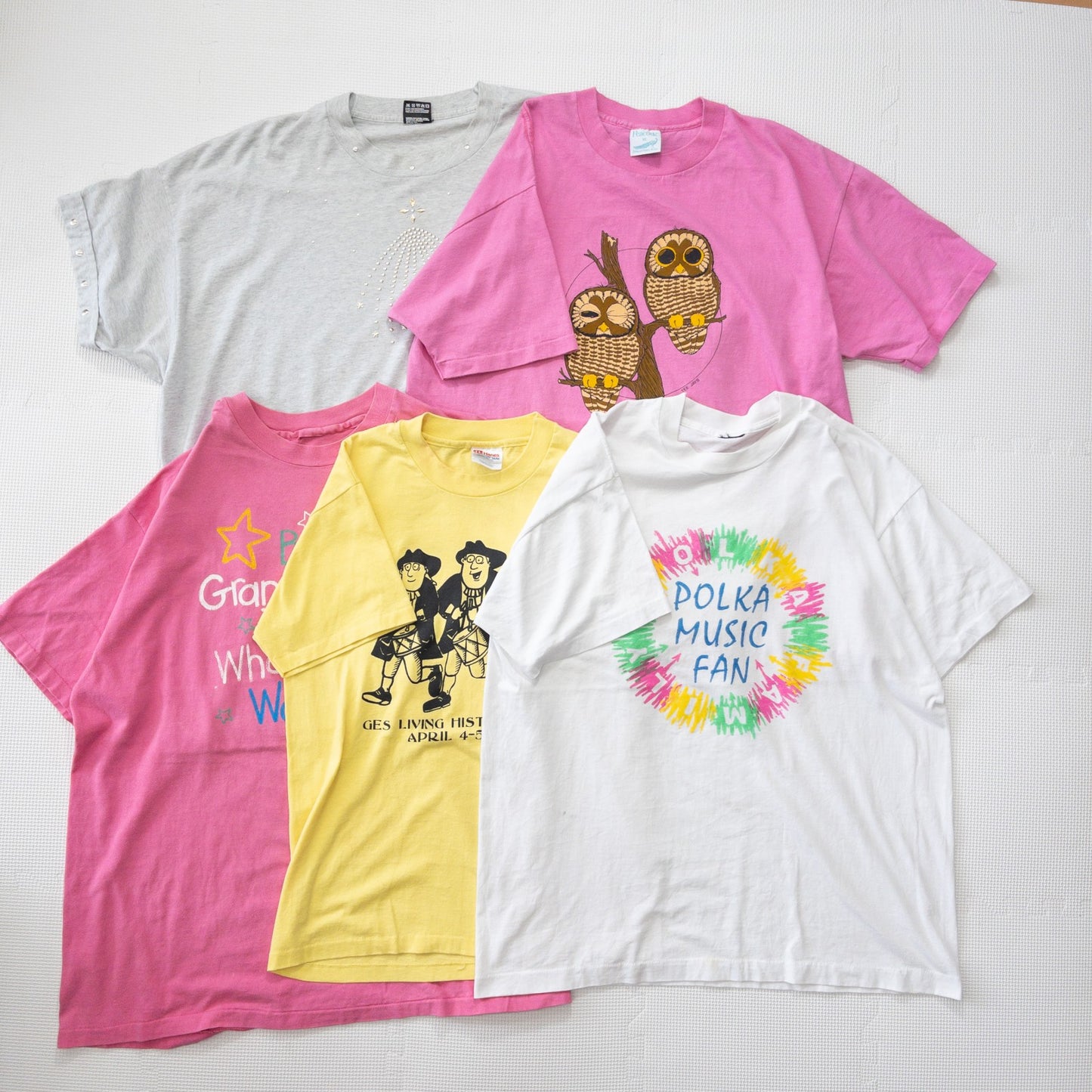 古着卸 現物まとめ売り 洗濯済み 90s レディースデザイン かわいい 半袖Tシャツ 20セット(S-XXL)