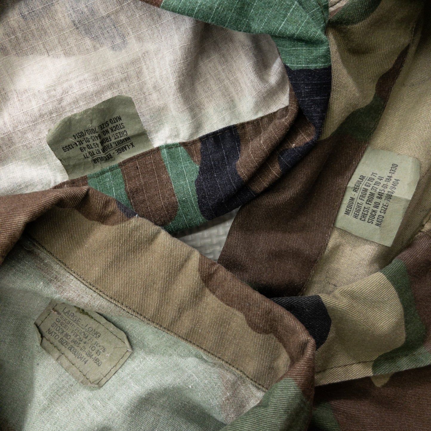 古着卸 現物まとめ売り 洗濯済み BDU ミリタリージャケット 10枚セット(S-XL)