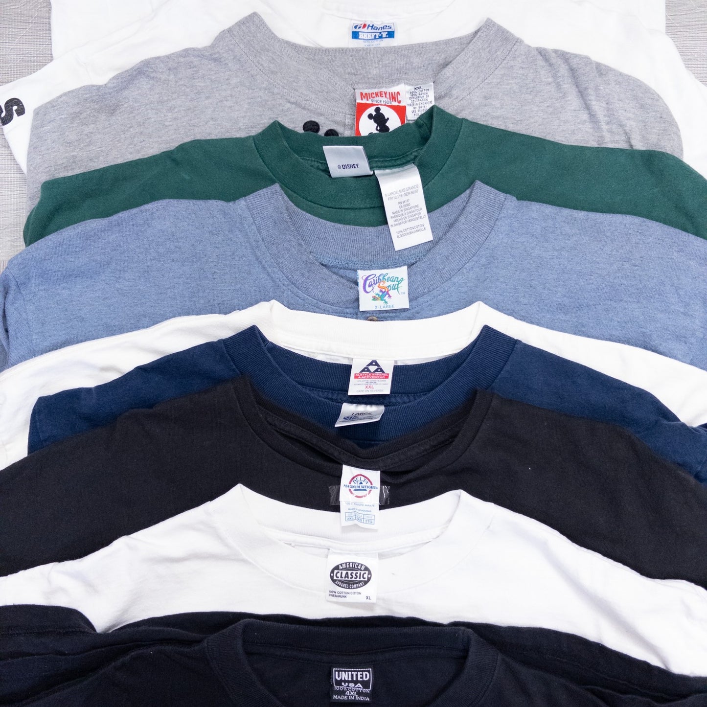 古着卸 現物まとめ売り 洗濯済み 長袖Tシャツ ロンTミックス 35枚セット (M~XXXXL) W613003