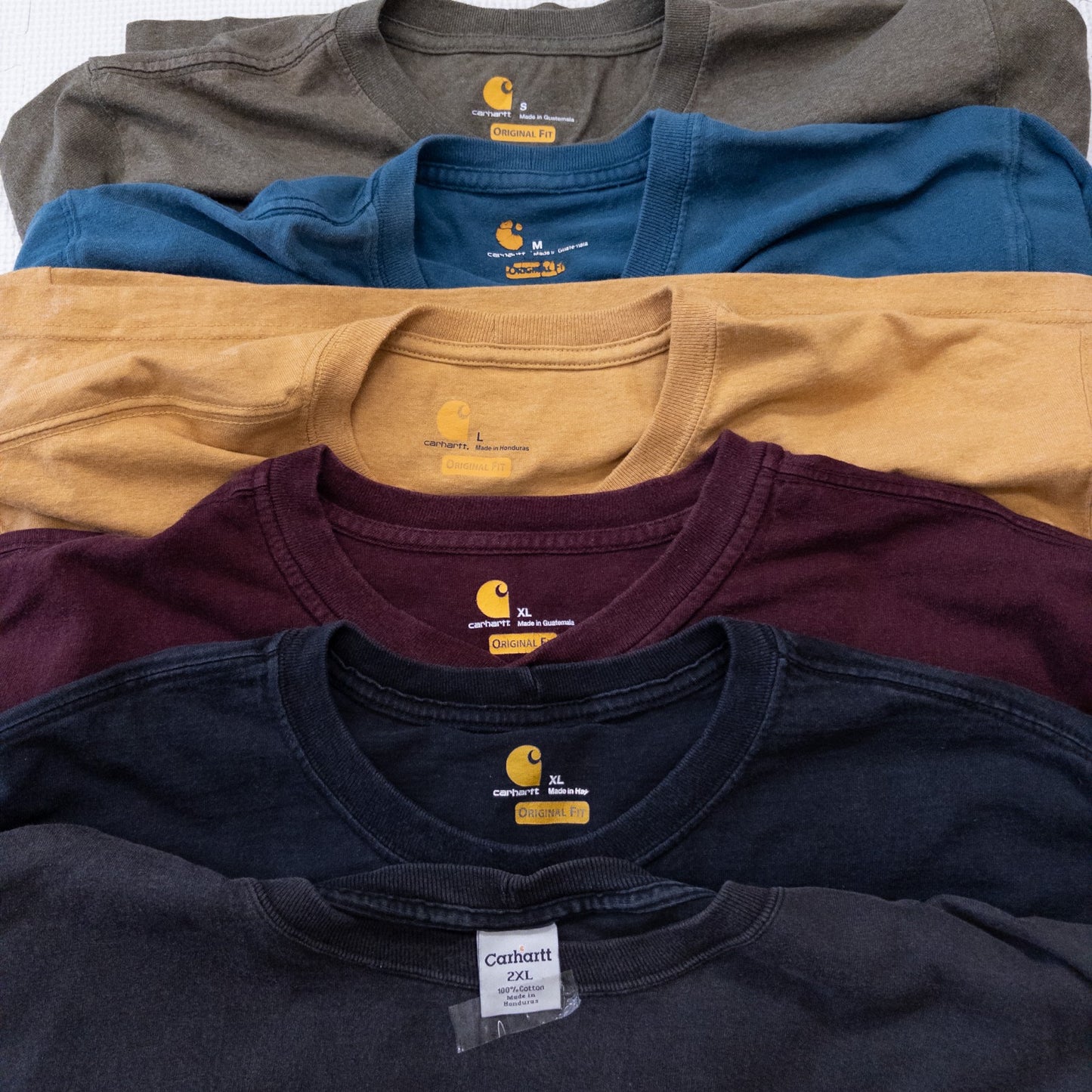 古着卸 現物まとめ売り 洗濯済み カーハート長袖Tシャツ ロンT 27枚セット(XS-XXXL) w614001