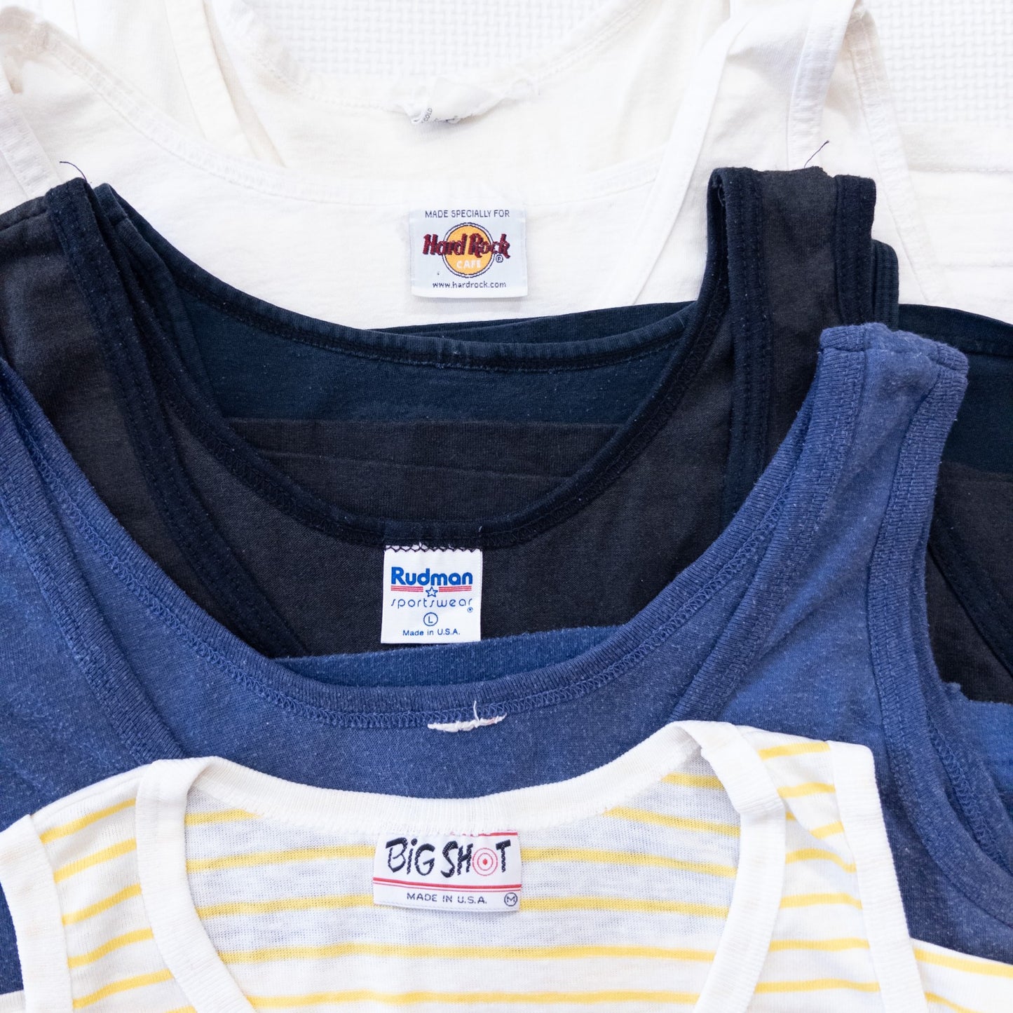 古着卸 現物まとめ売り 洗濯済み 特価タンクトップ 24枚セット(S-XXL) w614002