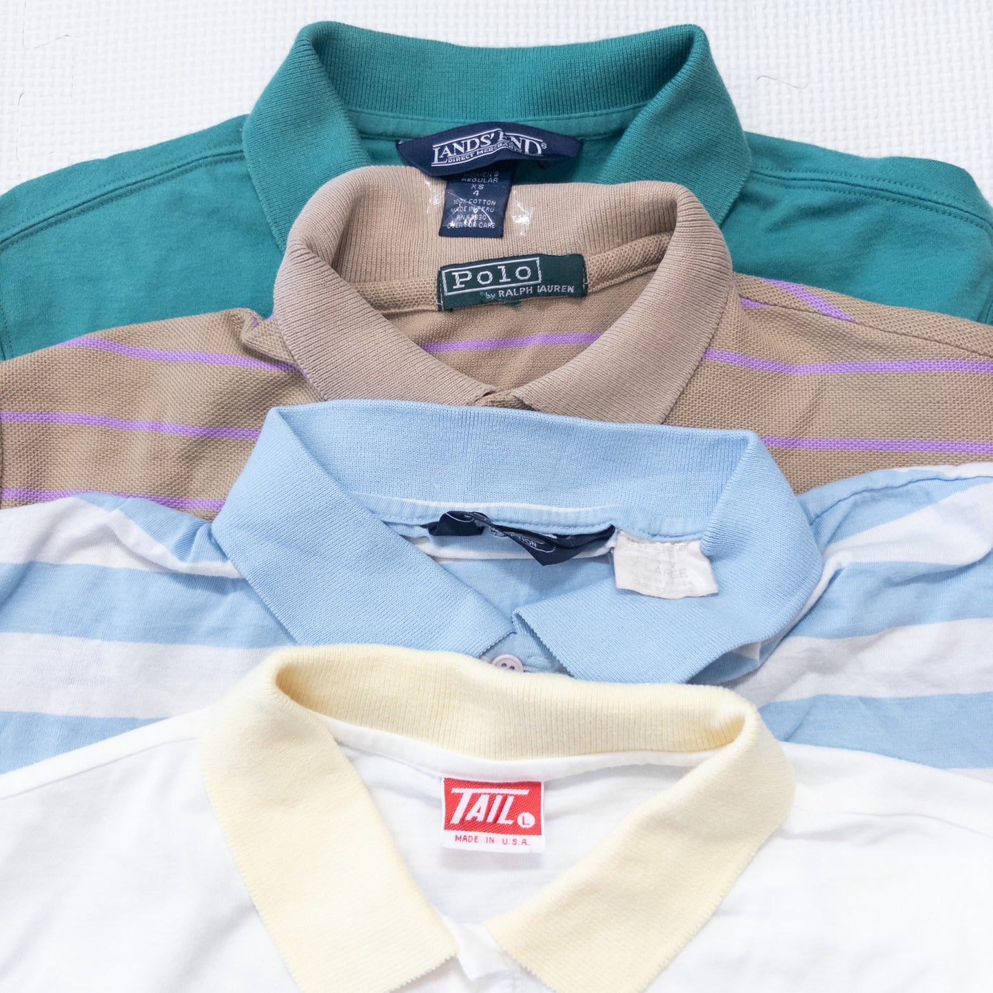 古着卸 現物まとめ売り 洗濯済み 特価半袖ポロシャツ 16枚セット(XS-XXL) w614003