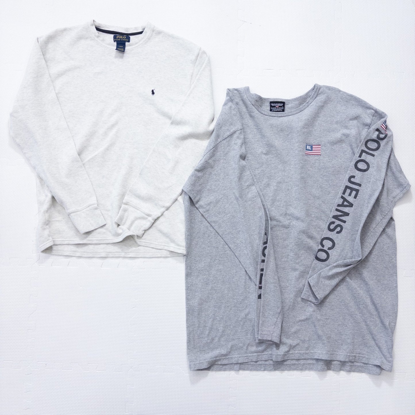 古着卸 現物まとめ売り 洗濯済み ラルフローレン長袖Tシャツ ロンT 10枚セット(M-XXL) w614004