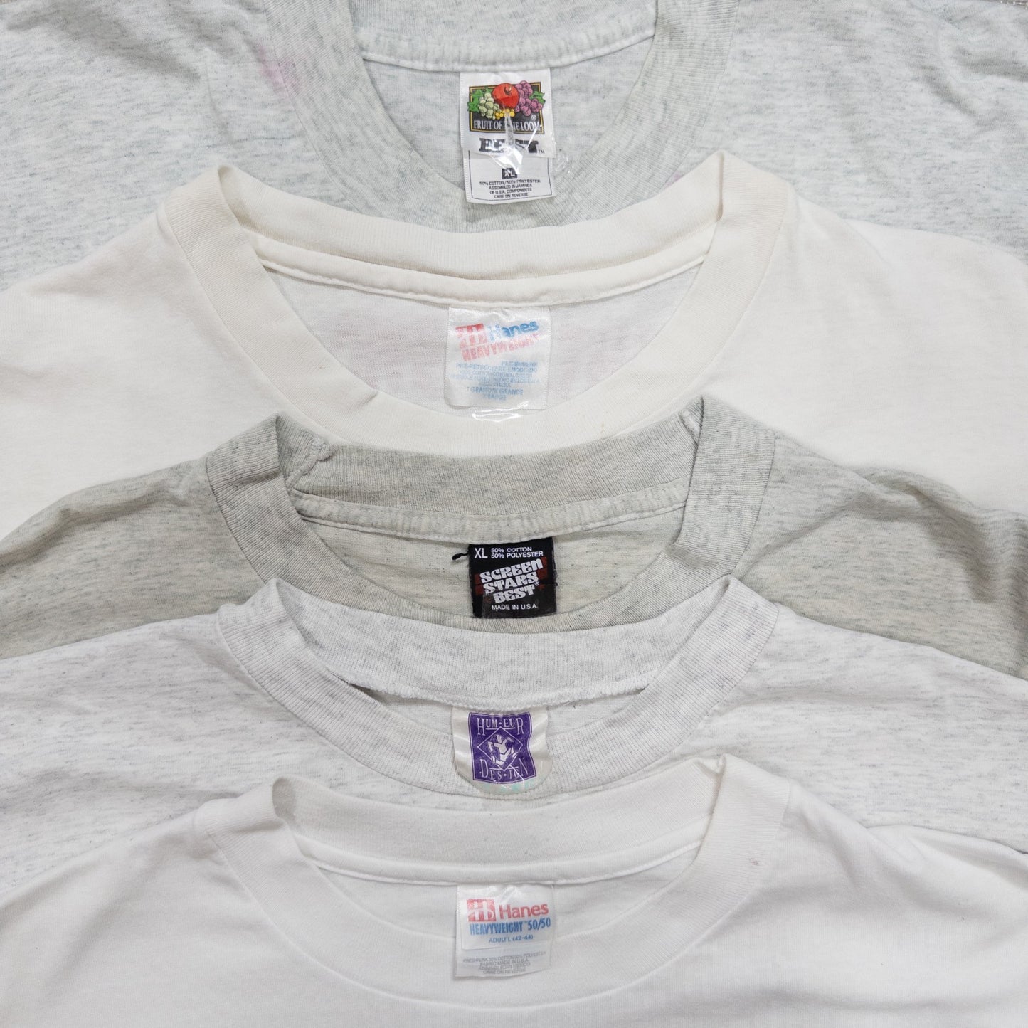 古着卸 現物まとめ売り 洗濯済み 90s シミあり 半袖Tシャツ 20枚セット(M-XXL) w615001