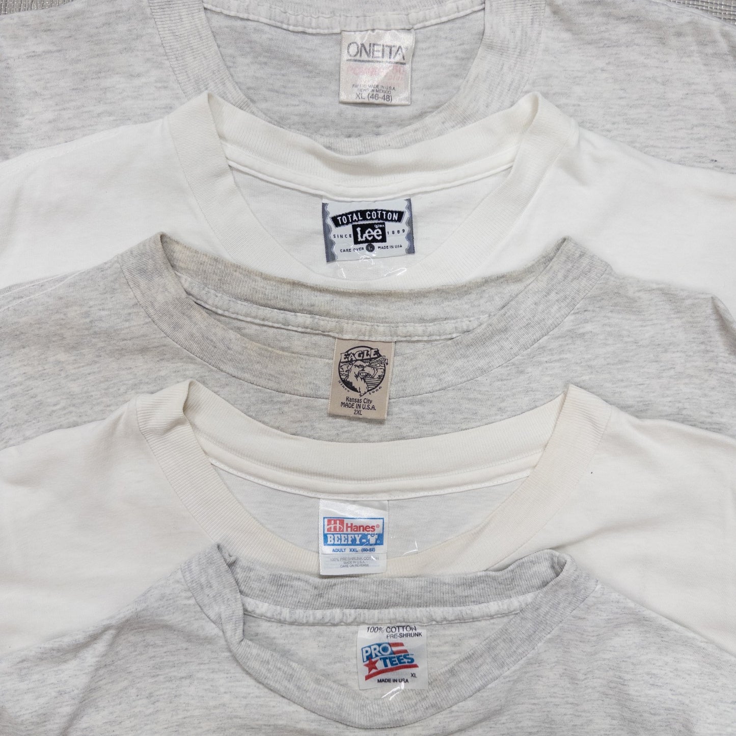 古着卸 現物まとめ売り 洗濯済み 90s シミあり 半袖Tシャツ 20枚セット(M-XXL) w615001