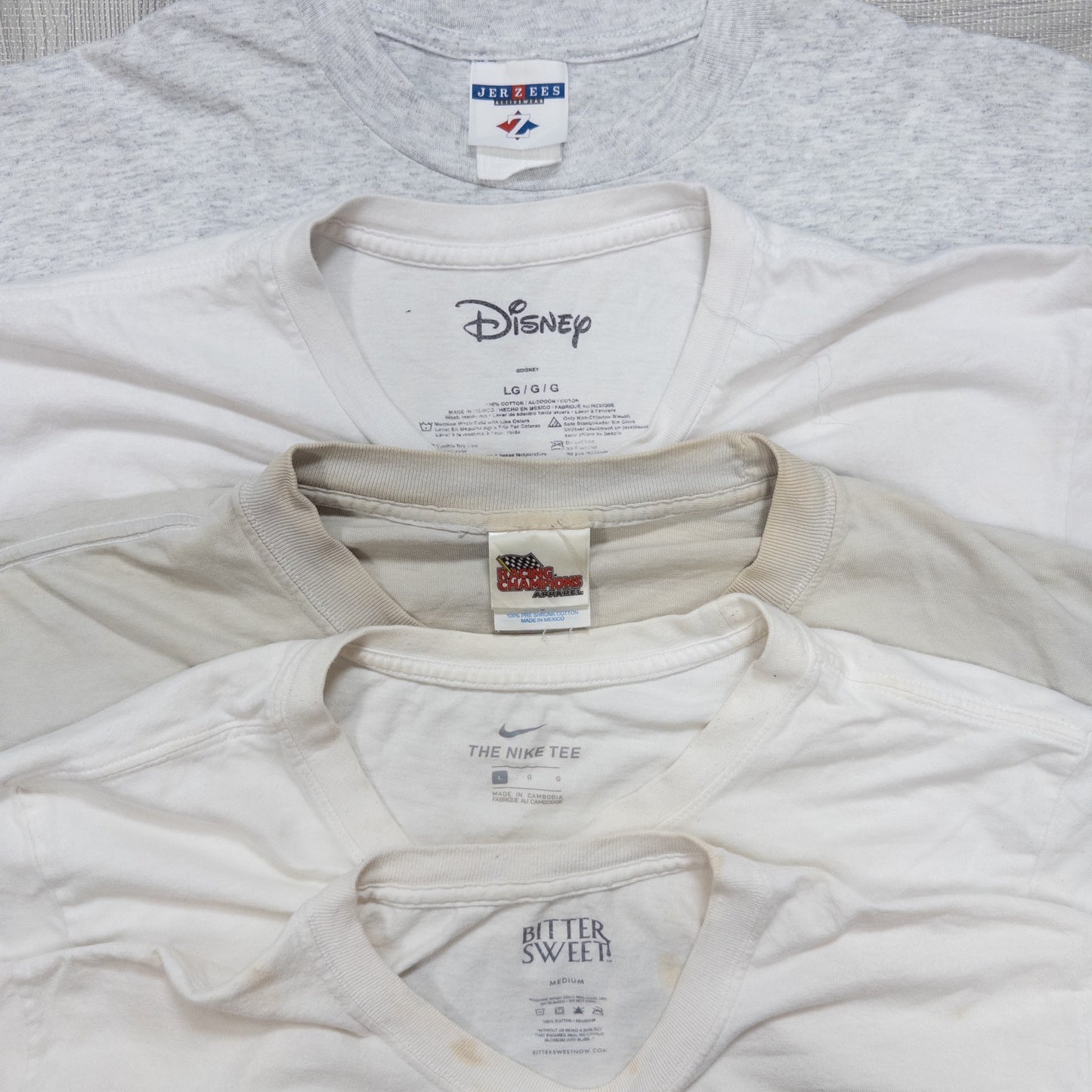 古着卸 現物まとめ売り 洗濯済み 00s~ シミあり 半袖Tシャツ 20枚セット(S-XXL) w615002