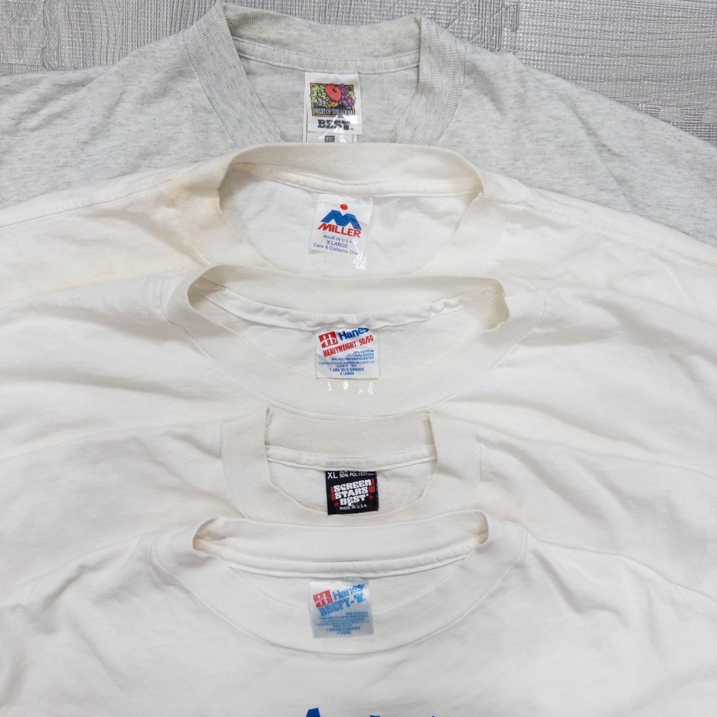 古着卸 現物まとめ売り 洗濯済み 90s シミあり 半袖Tシャツ 20枚セット(M-XXL) w615003