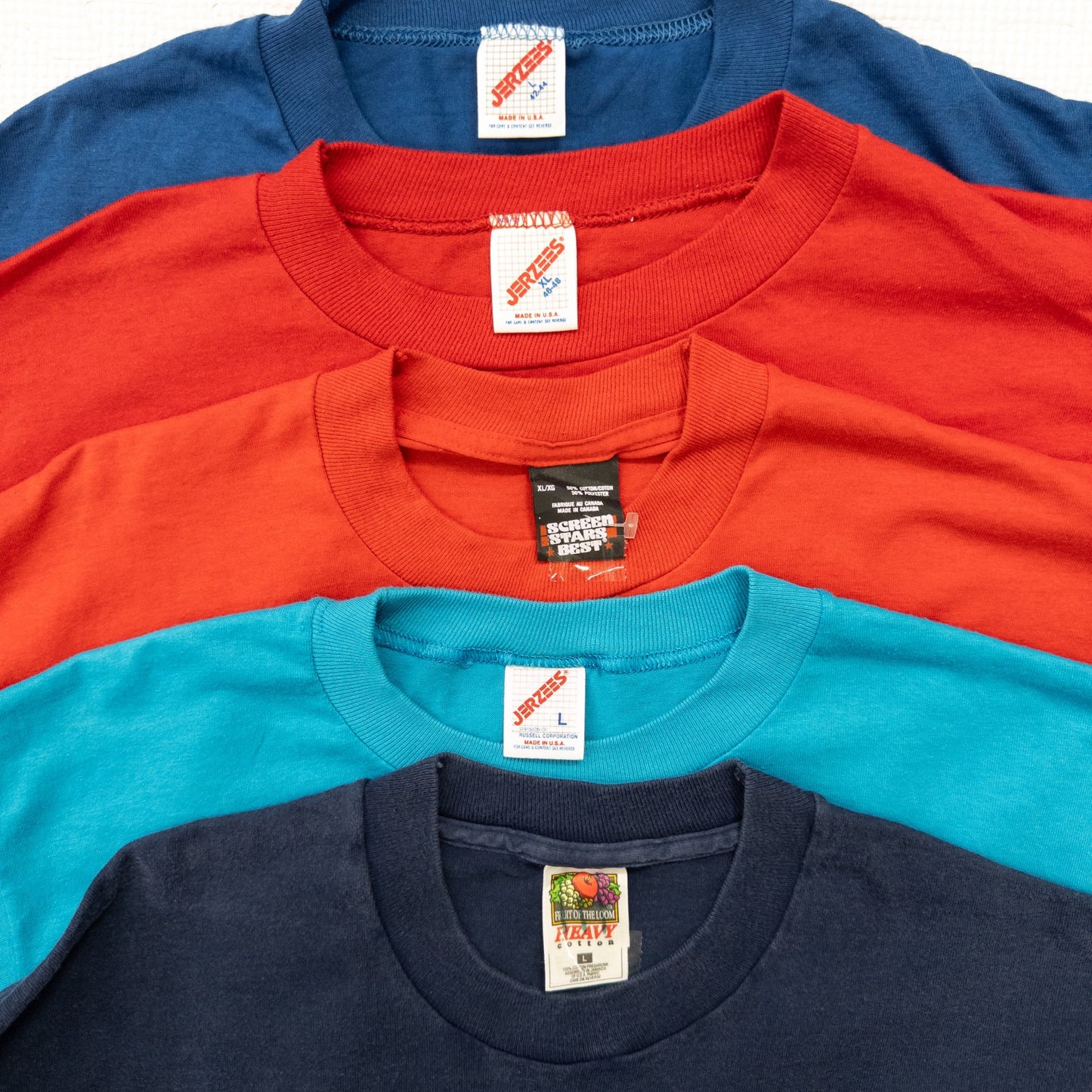 古着卸 現物まとめ売り 洗濯済み 90s カラー 半袖Tシャツ 20枚セット(M-XXL) w618001