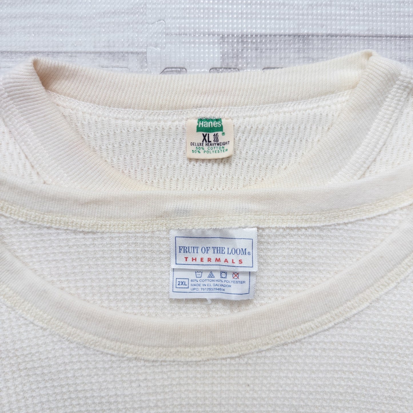 古着卸 現物まとめ売り 洗濯済み サーマルインナー 5枚セット(L-XXL) w622002