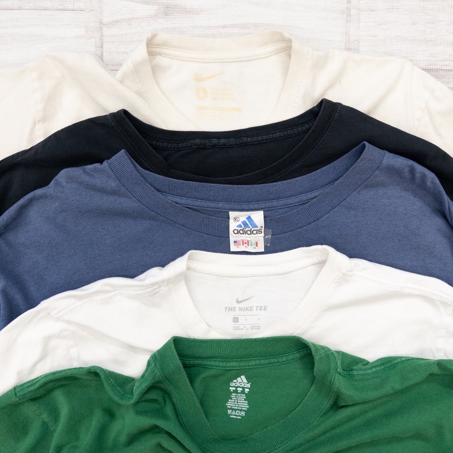 古着卸 現物まとめ売り 洗濯済み ブランドMIX 半袖Tシャツ 23枚セット(S-XXXL) w623004