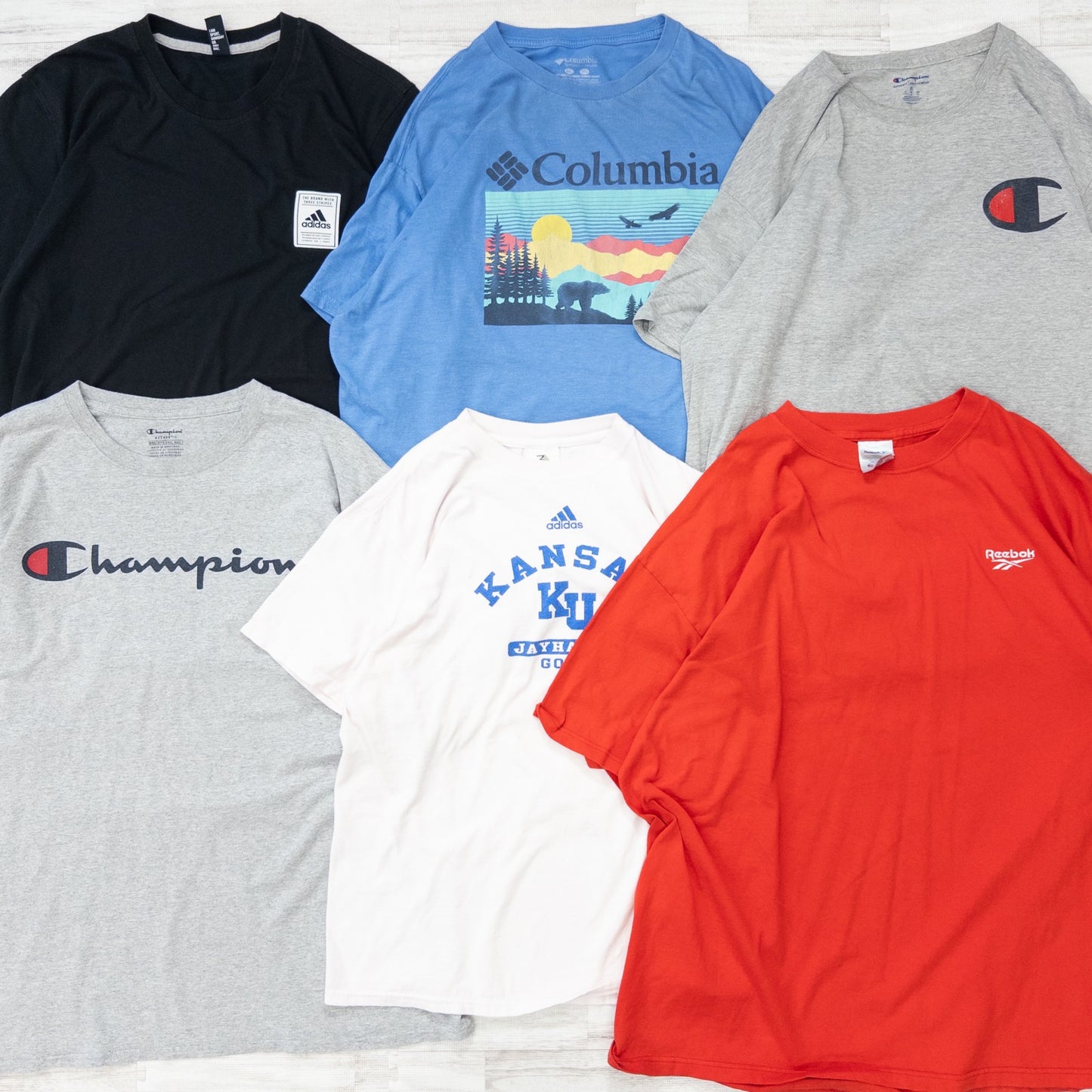 古着卸 現物まとめ売り 洗濯済み ブランドMIX 半袖Tシャツ 23枚セット(S-XXXL) w623004