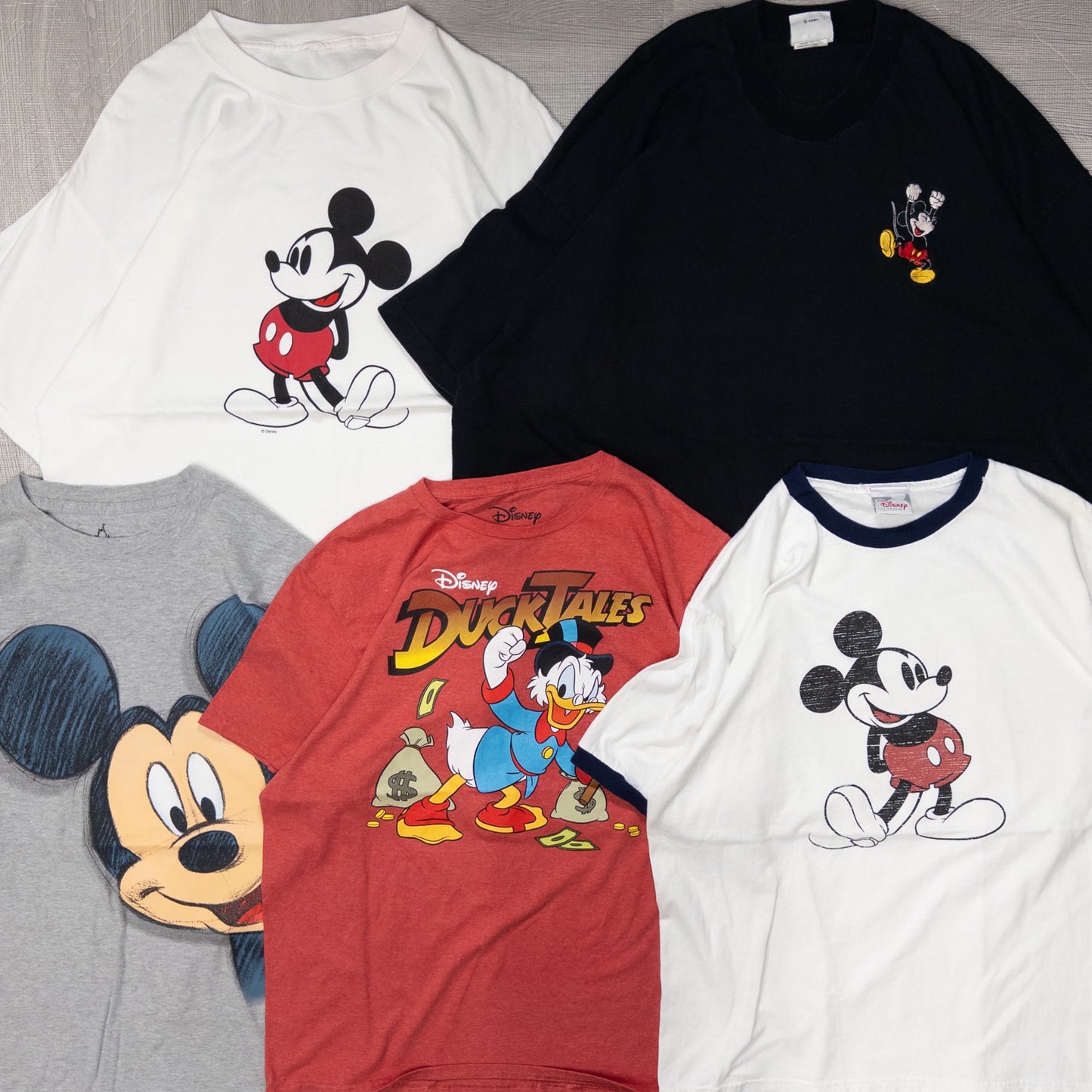 古着卸 現物まとめ売り 洗濯済み Disneyディズニー 半袖Tシャツ 20枚セット(M-XXL) w628002