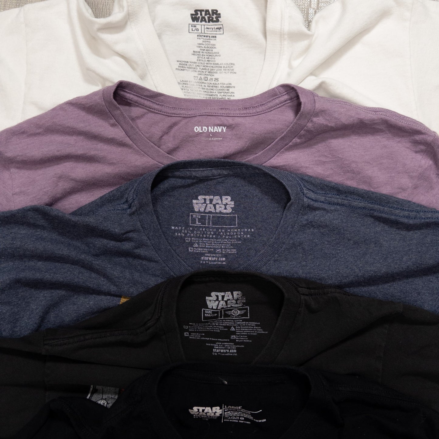 古着卸 現物まとめ売り 洗濯済み STAR WARSスターウォーズ 半袖Tシャツ 20枚セット(S-XXL) w701002