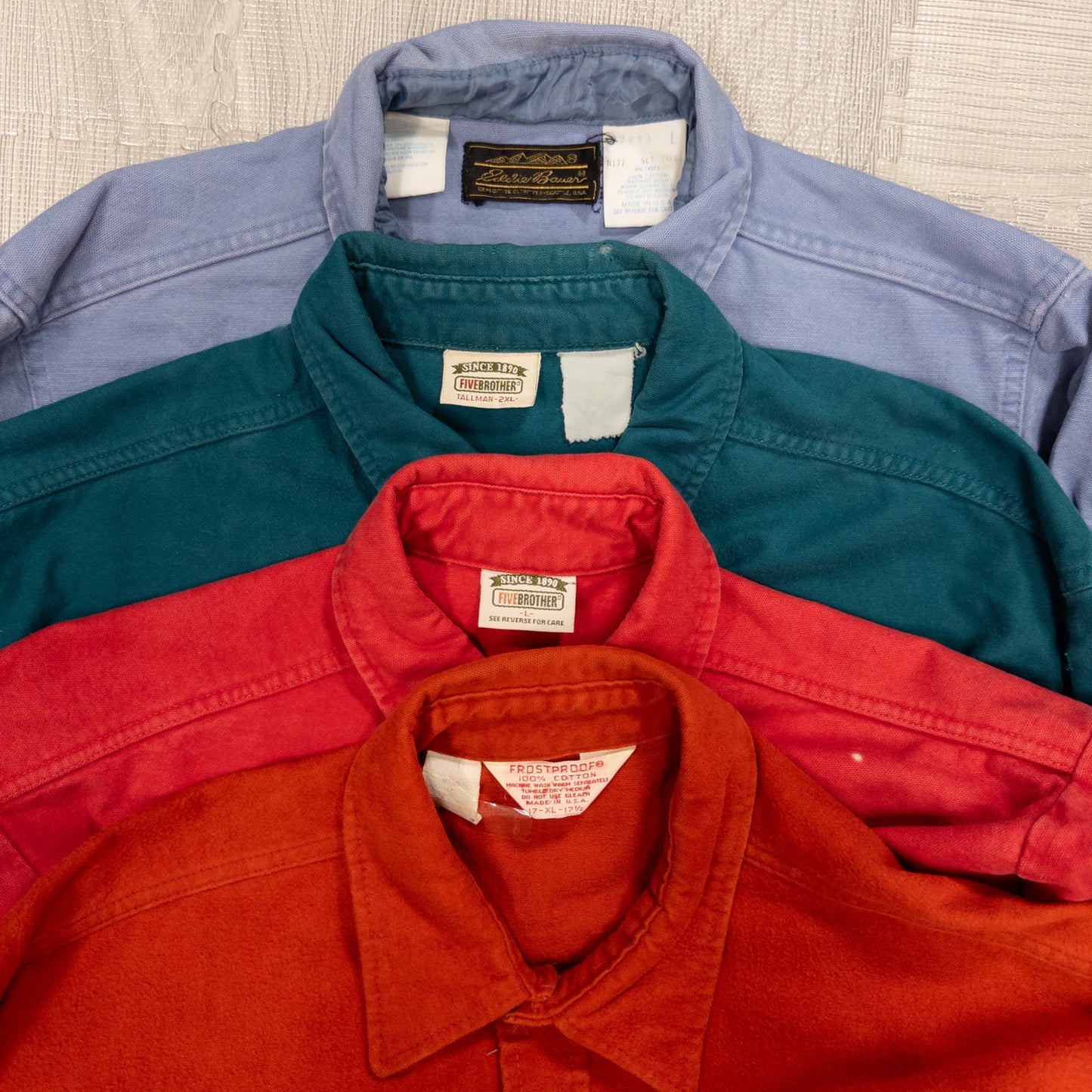 古着卸 現物まとめ売り 洗濯済み アウトドアシャツ シャモアシャツ 16枚セット(M-XXXL) w703003