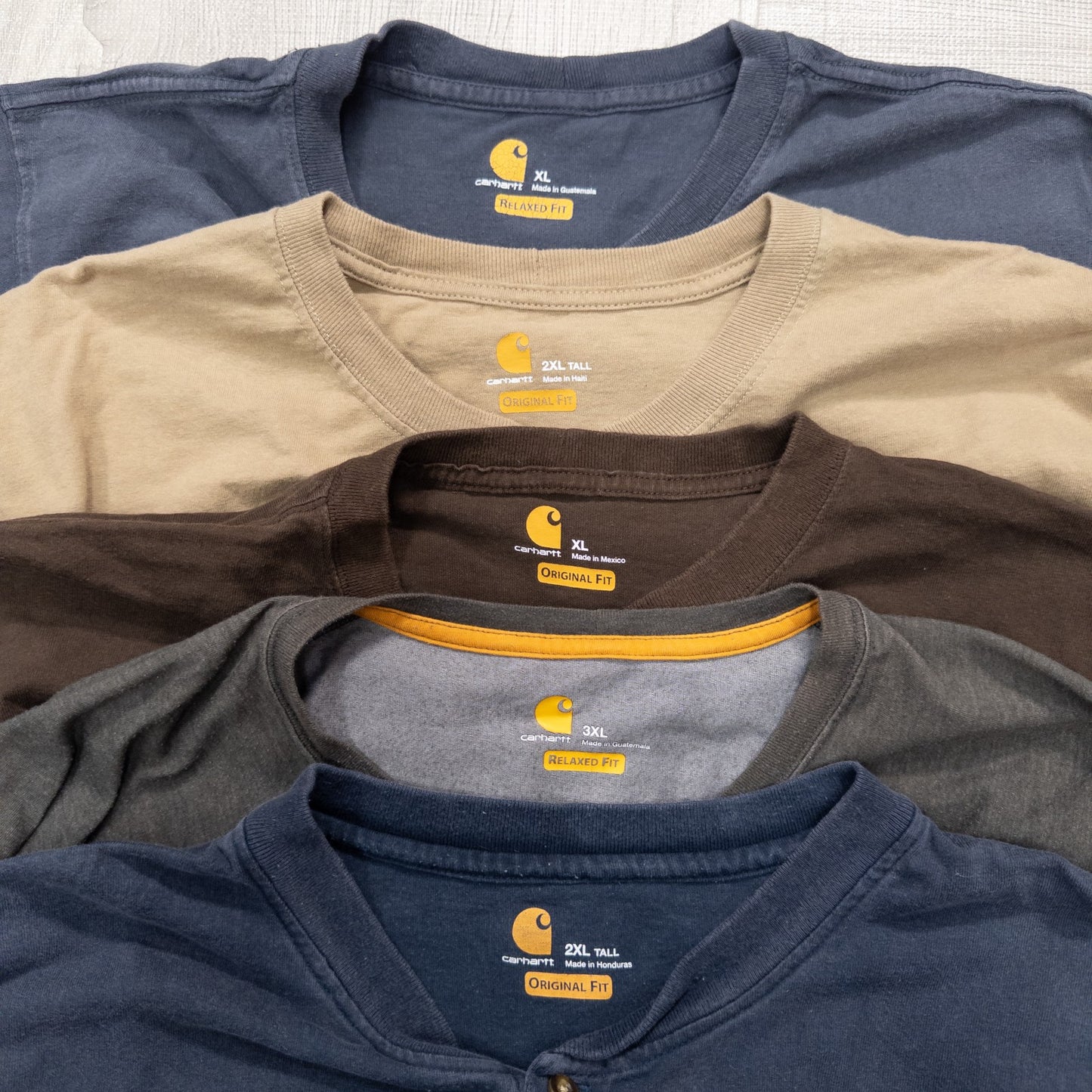 古着卸 現物まとめ売り 洗濯済み カーハート半袖Tシャツ 20枚セット(S-XXXL) w704002