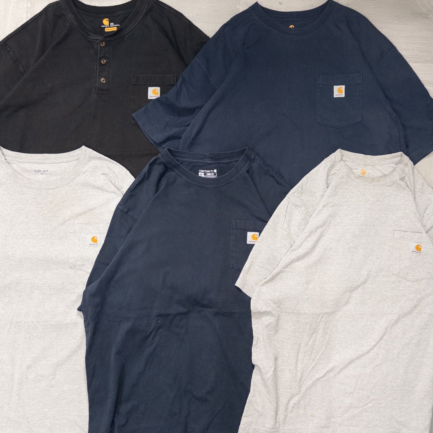 古着卸 現物まとめ売り 洗濯済み カーハート半袖Tシャツ 20枚セット(S-XXXL) w704002