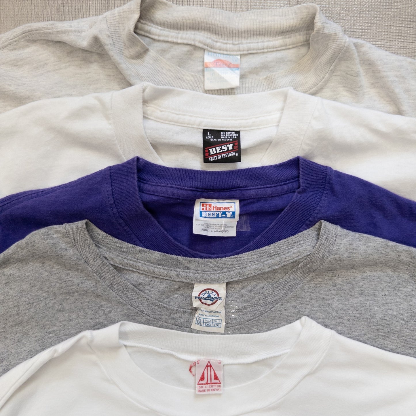 Wholesale Used Clothing, Bulk Sale, Washed, 20-Piece Set of 00s-90s Place Name Short Sleeve T-Shirts (M-XXL) w726001