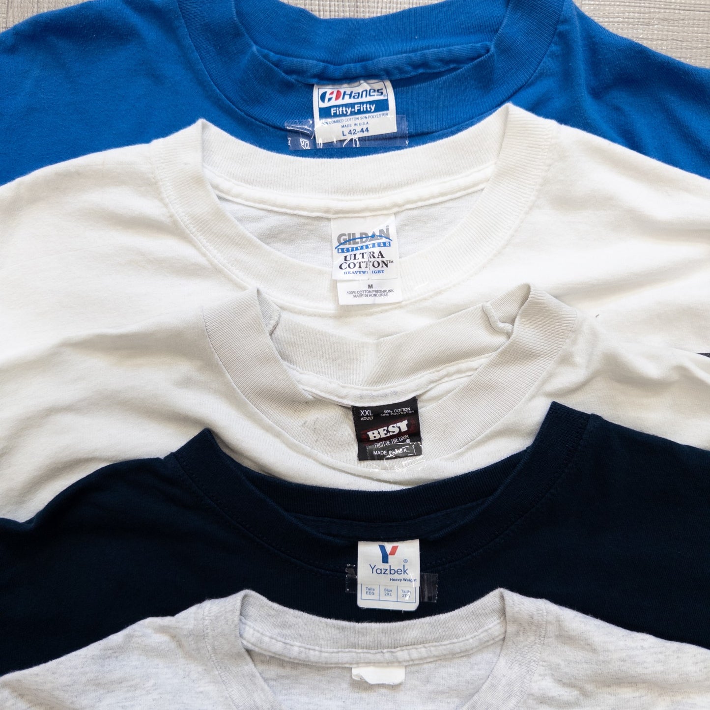 Used clothing wholesale, bulk sale, washed, 20-piece set of 00s-90s place name short-sleeved T-shirts (M-XXL) w726002