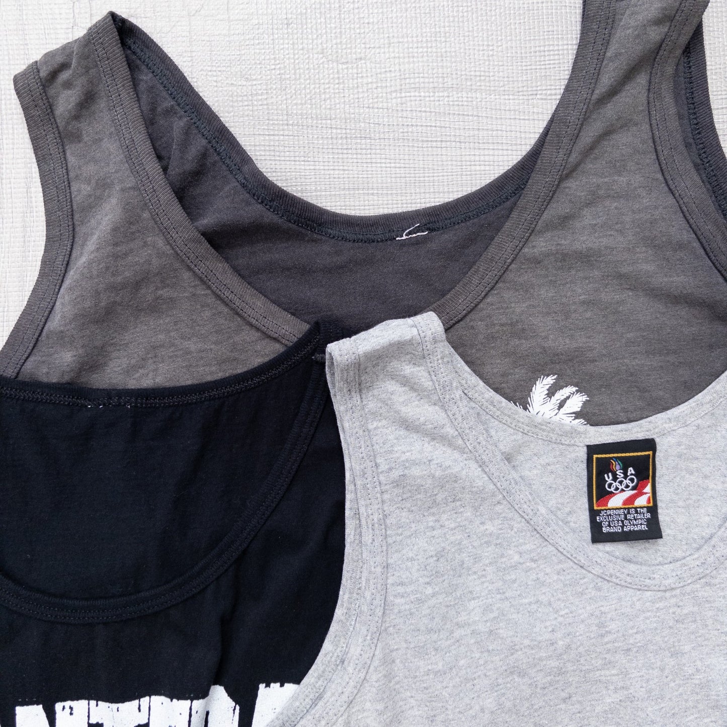 Used Clothing Wholesaler, Bulk Sale, Washed, 11-Piece Set of 90s-00s US Tank Tops (M-XL) w803001