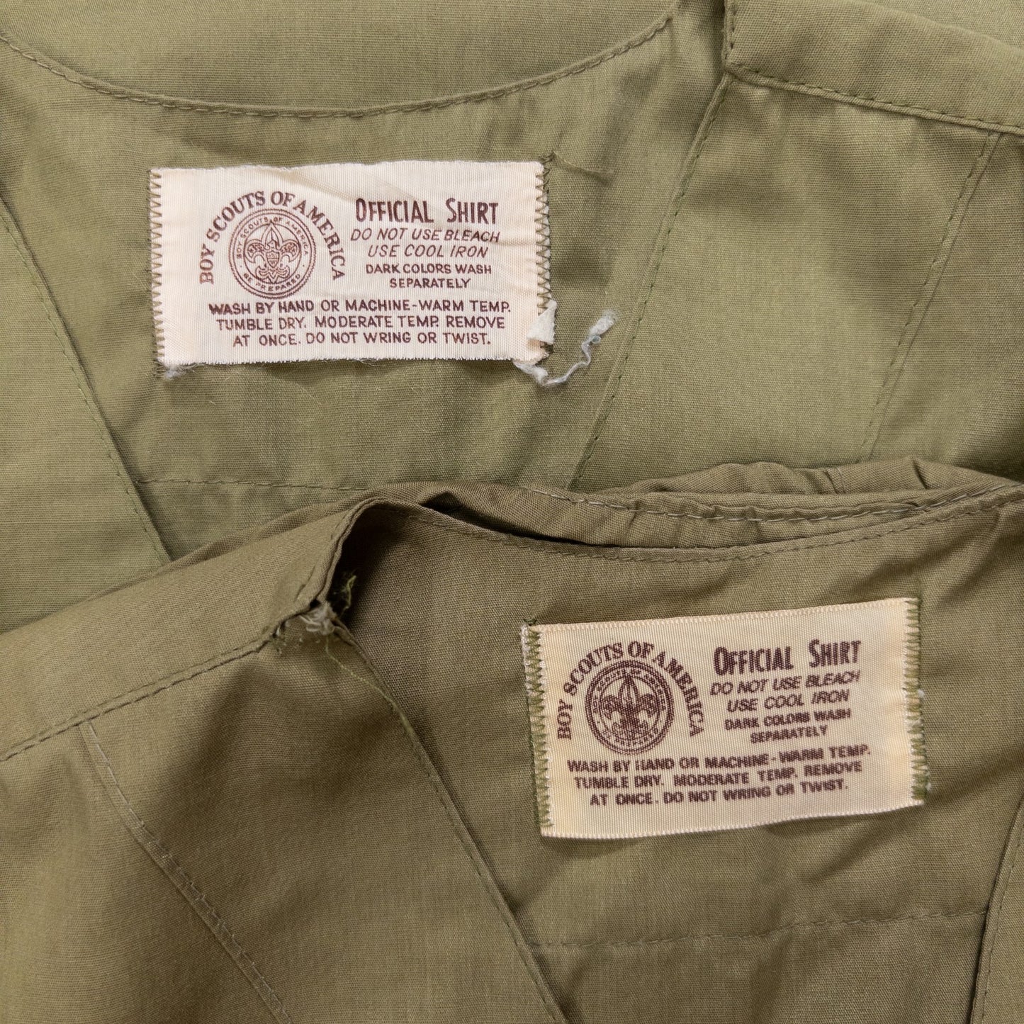 Used clothing wholesale, bulk sale, washed US Boy Scout short-sleeved shirts, set of 9 (S-XXL) w808005
