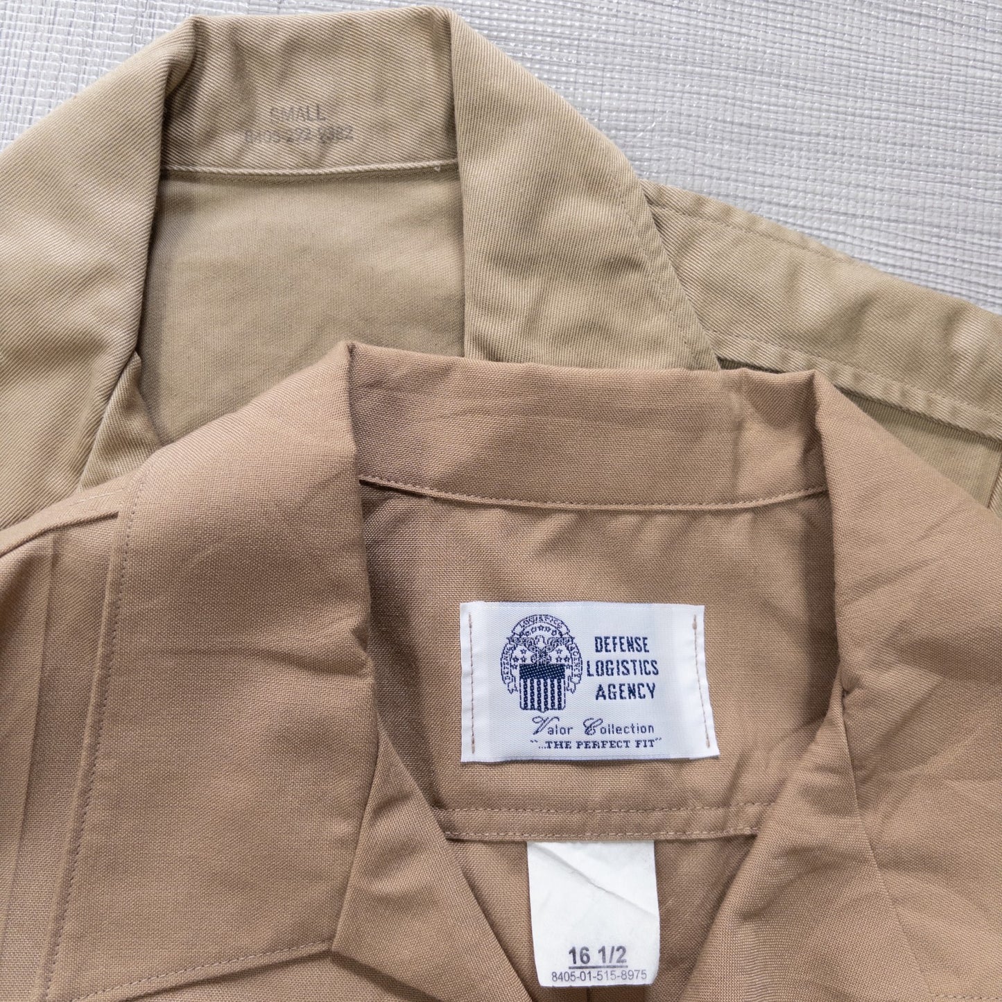Used Clothing Wholesaler, Bulk Sale, Washed, Set of 5 U.S. Army/Marine Corps Short Sleeve Shirts (SL) w809004