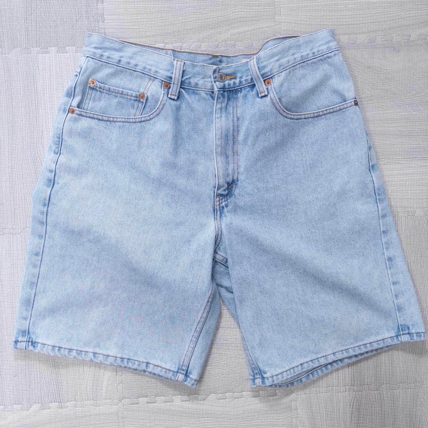 Used clothing wholesale, bulk sale, washed, 90s-00s Levi's 550 denim shorts, set of 4 (W32-W38) w809005