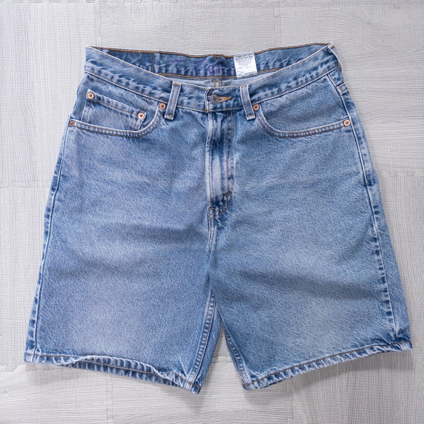 Used clothing wholesale, bulk sale, washed, 90s-00s Levi's 550 denim shorts, set of 4 (W32-W38) w809005